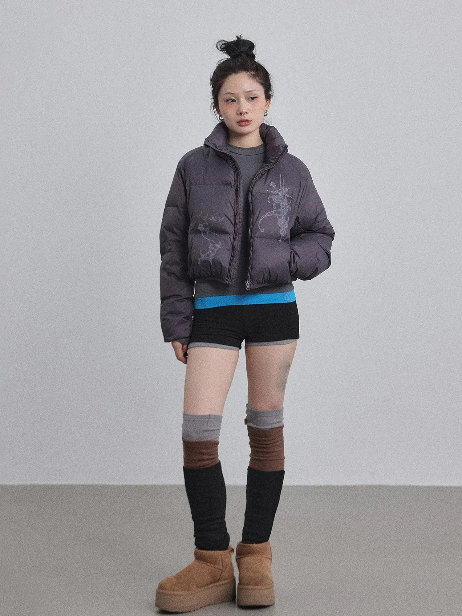 Alchemy Inspired Quilted Nylon Jacket