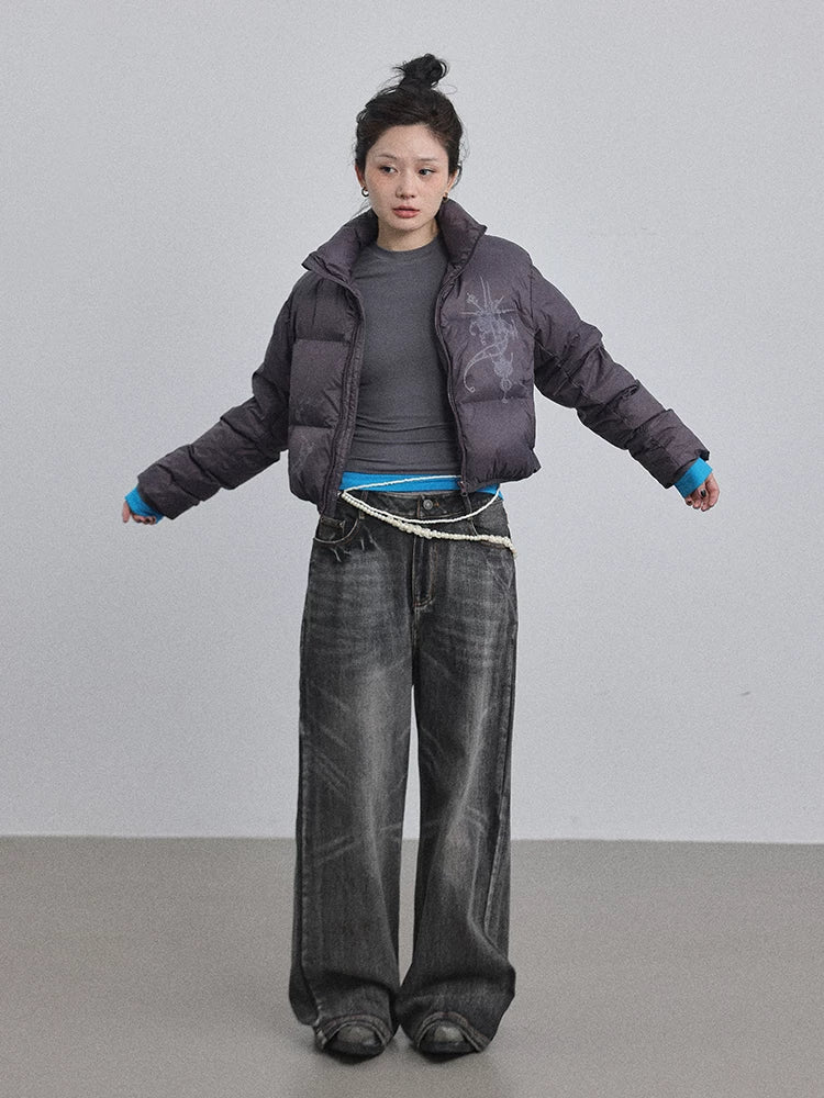 Achihara Alchemy Inspired Quilted Nylon Jacket-4