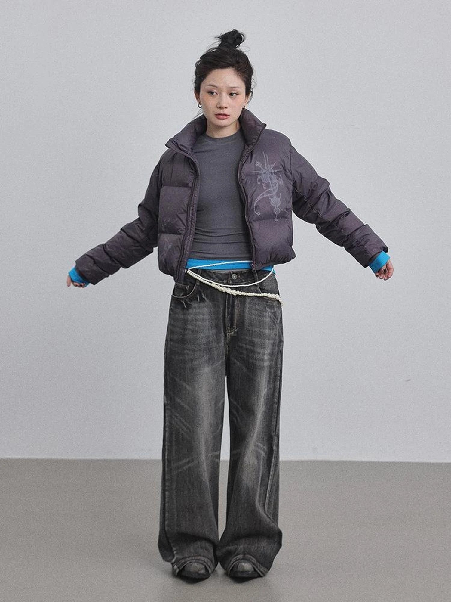 Alchemy Inspired Quilted Nylon Jacket