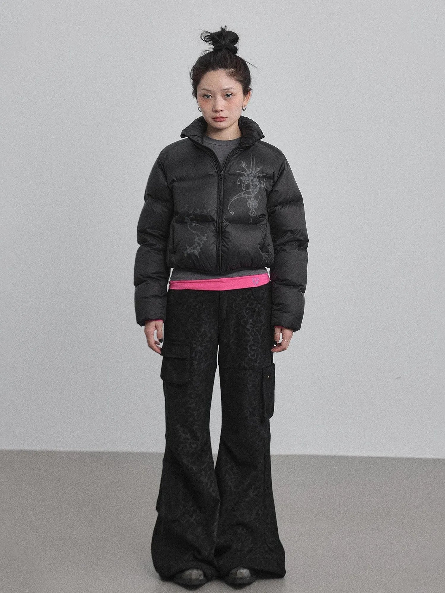 Alchemy Inspired Quilted Nylon Jacket