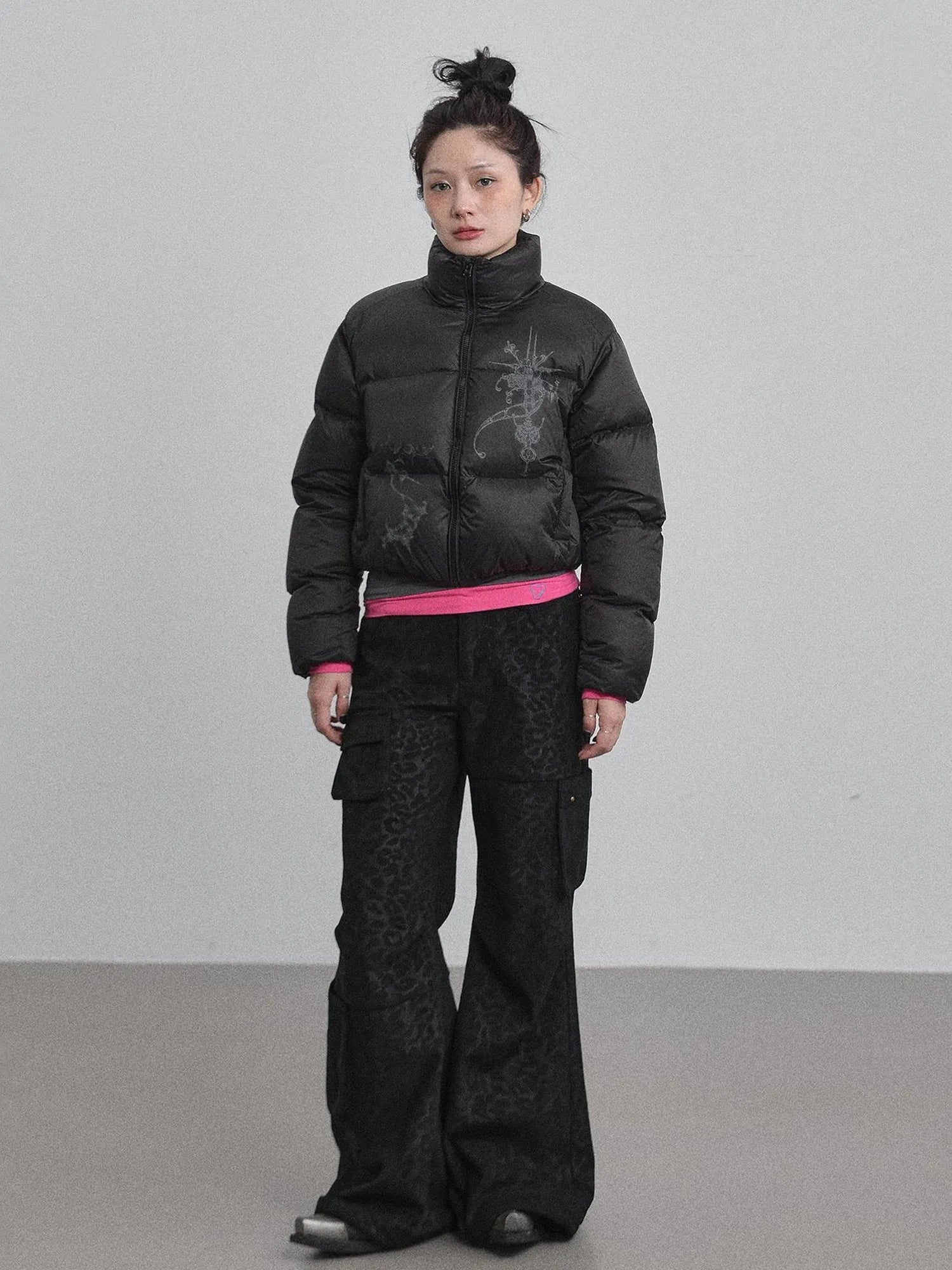 Alchemy Inspired Quilted Nylon Jacket