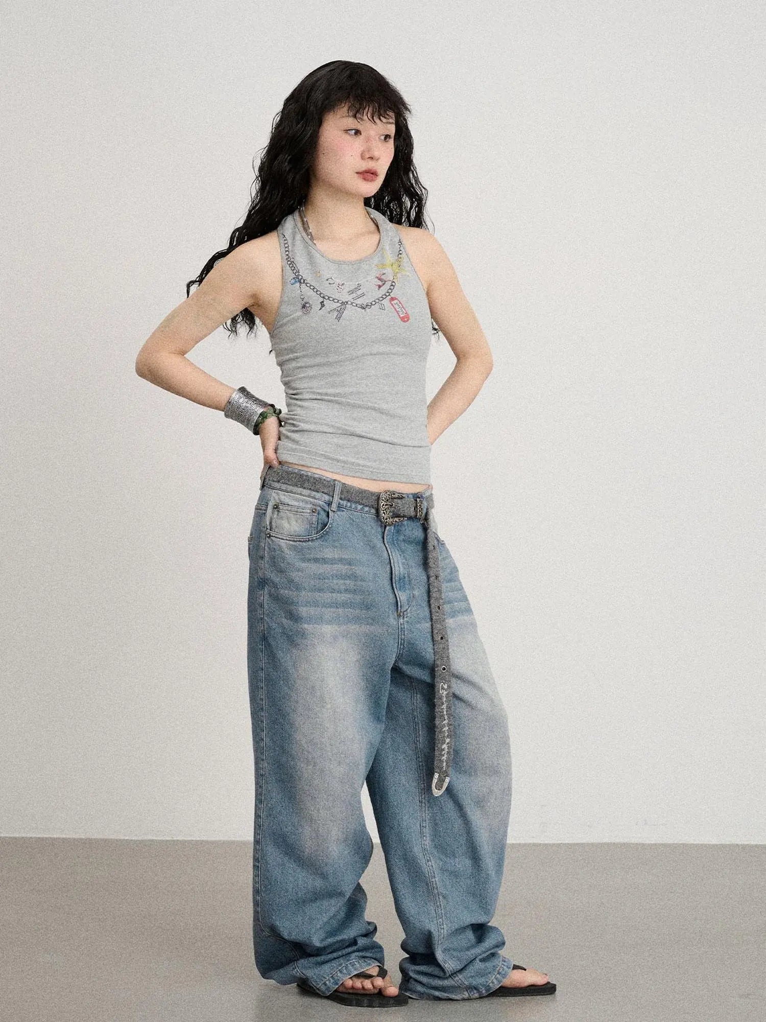 Alocasia Cotton Tee With Star Charm