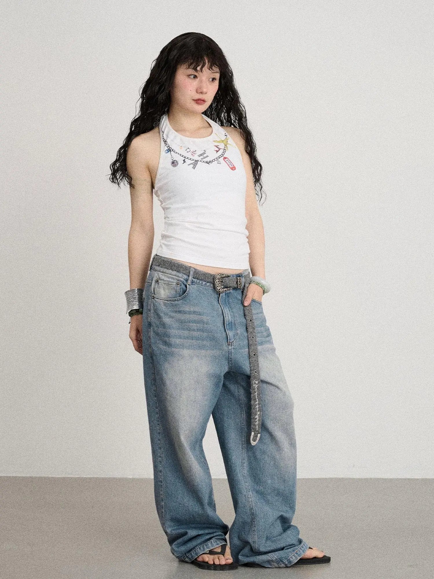 Alocasia Cotton Tee With Star Charm
