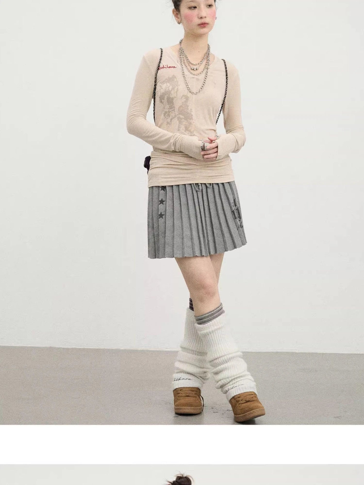 Apple Tree Twist T-Shirt Lightweight Long Sleeve Sun Protection Top