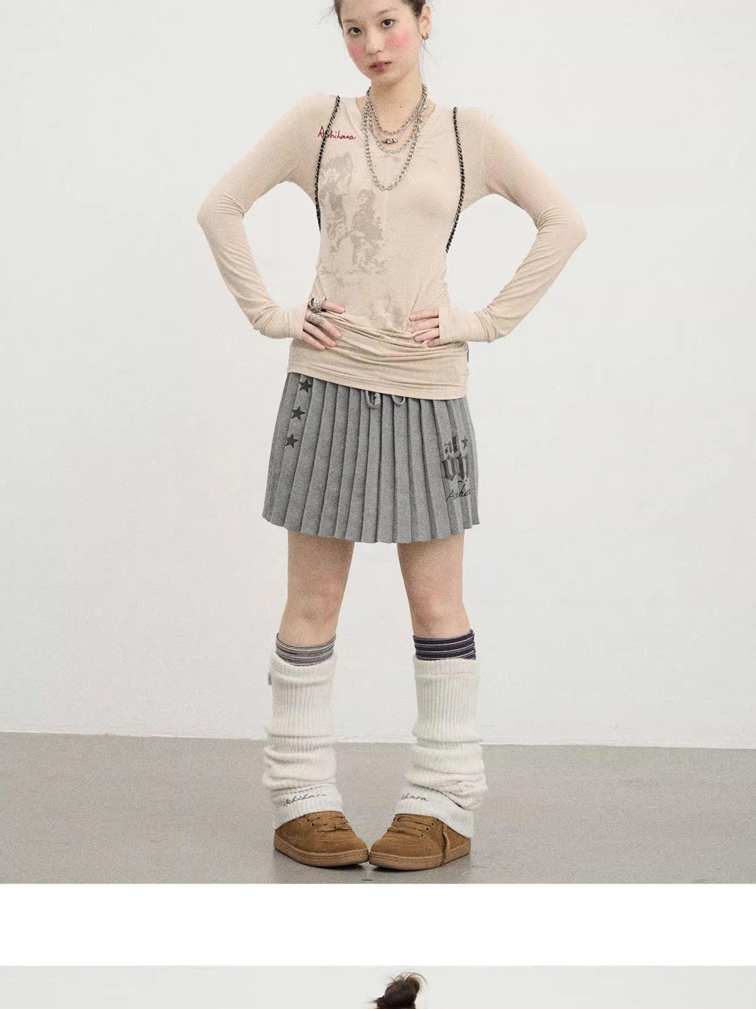 Apple Tree Twist T-Shirt Lightweight Long Sleeve Sun Protection Top