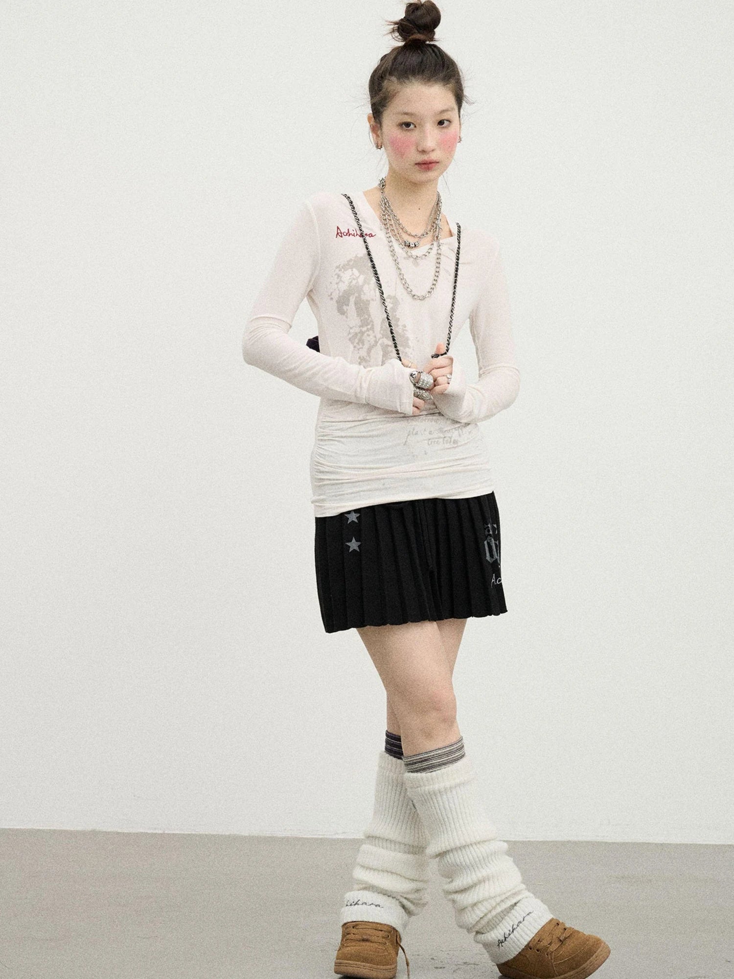 Apple Tree Twist T-Shirt Lightweight Long Sleeve Sun Protection Top