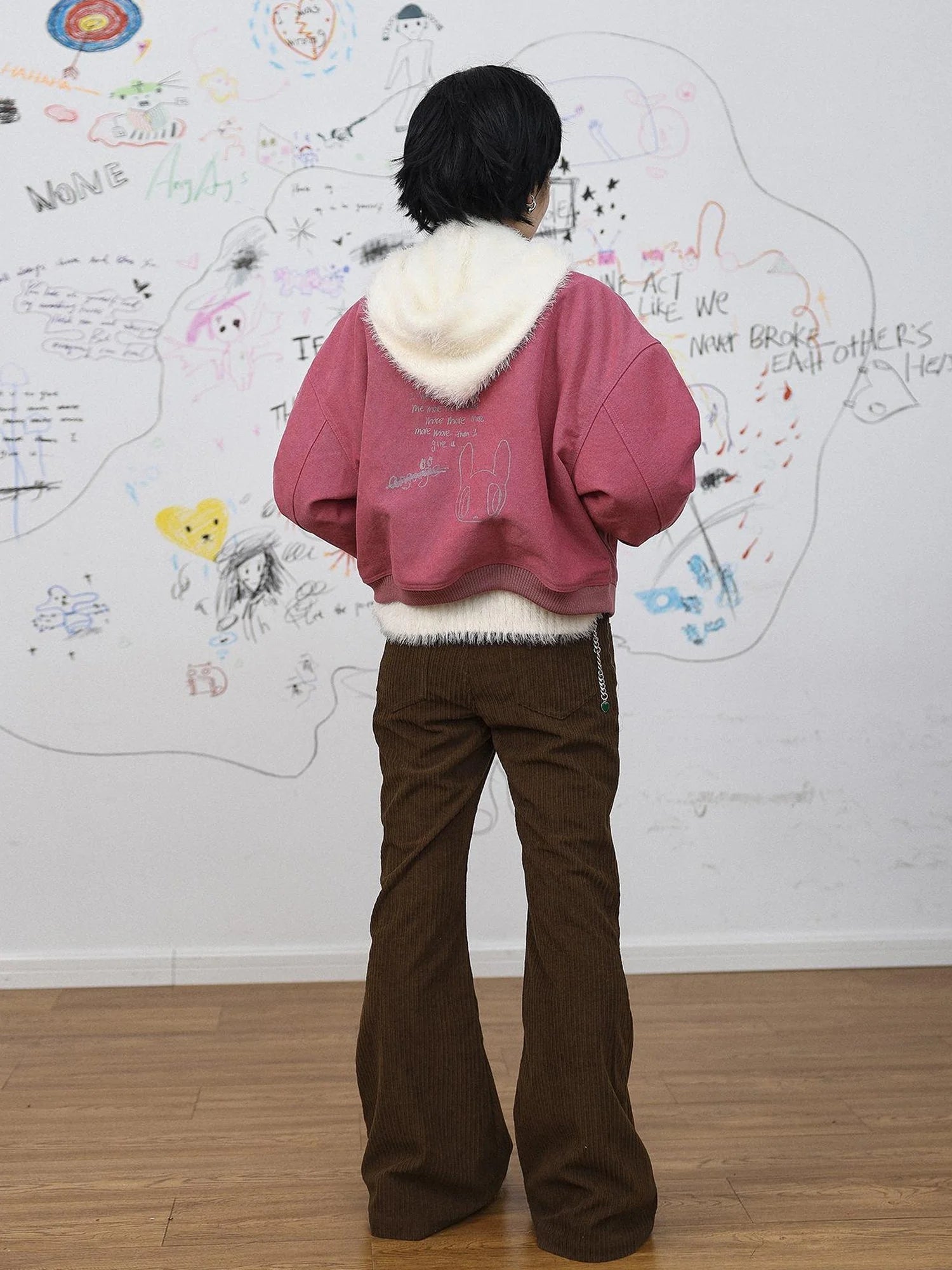 Autumn Wide Leg Corduroy Pants