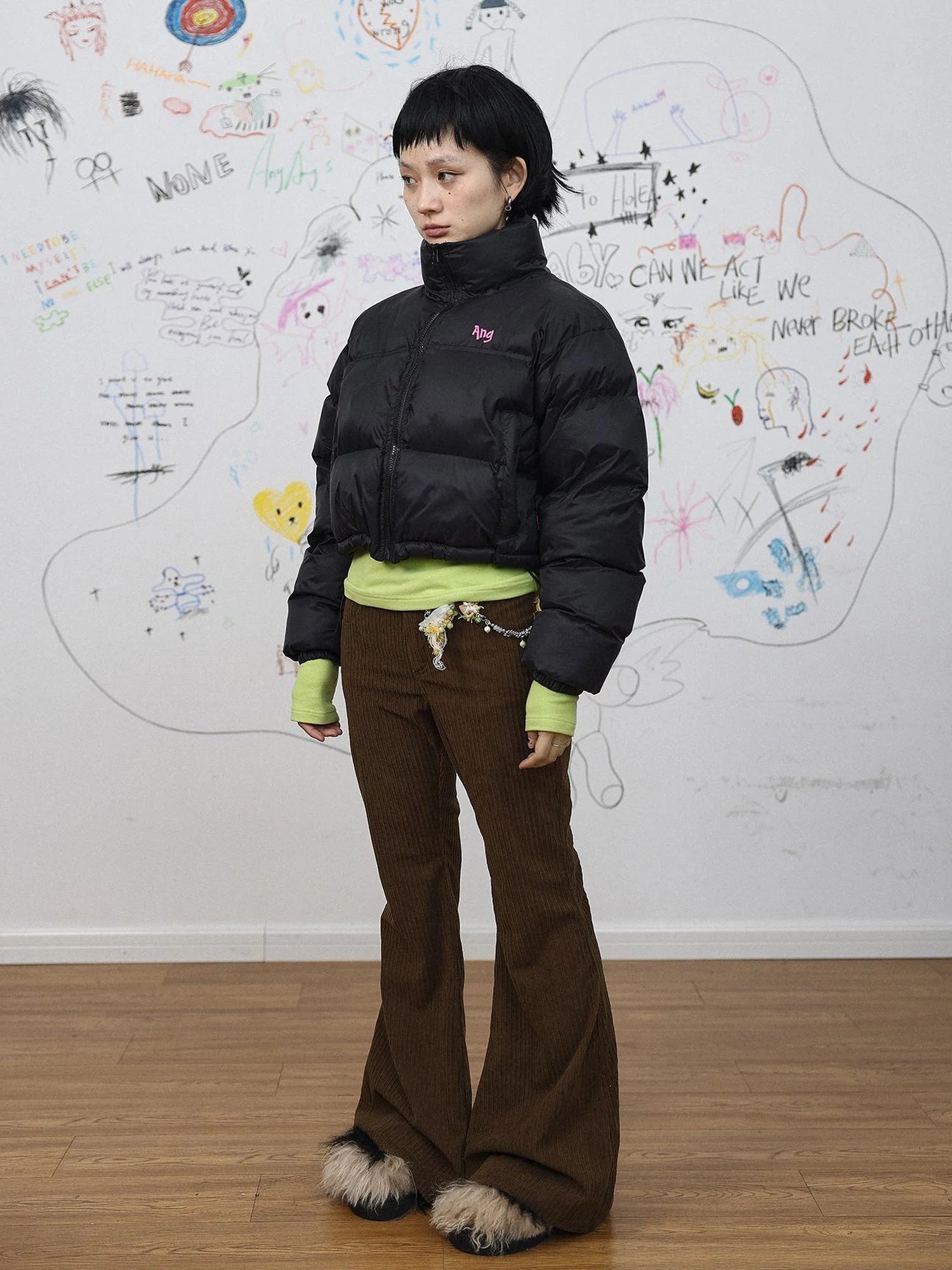 Autumn Wide Leg Corduroy Pants