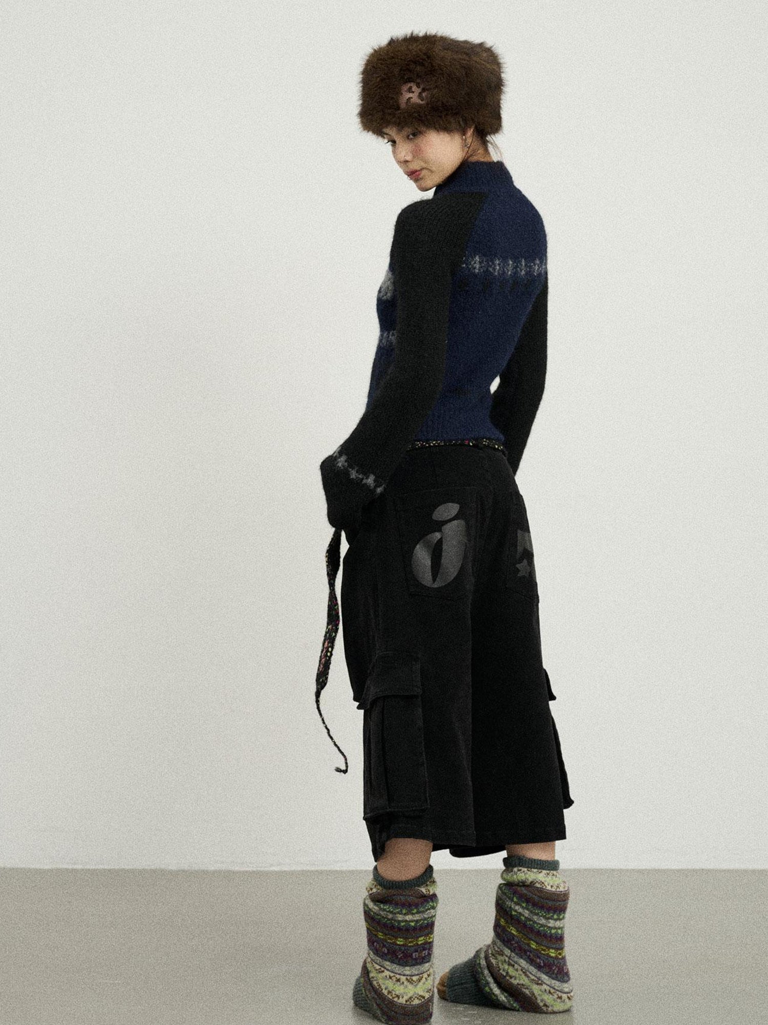 Achihara Babar Story Alpaca Knit Sweater