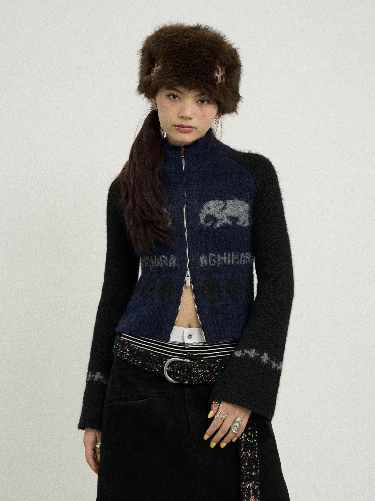 Babar Story Alpaca Knit Sweater