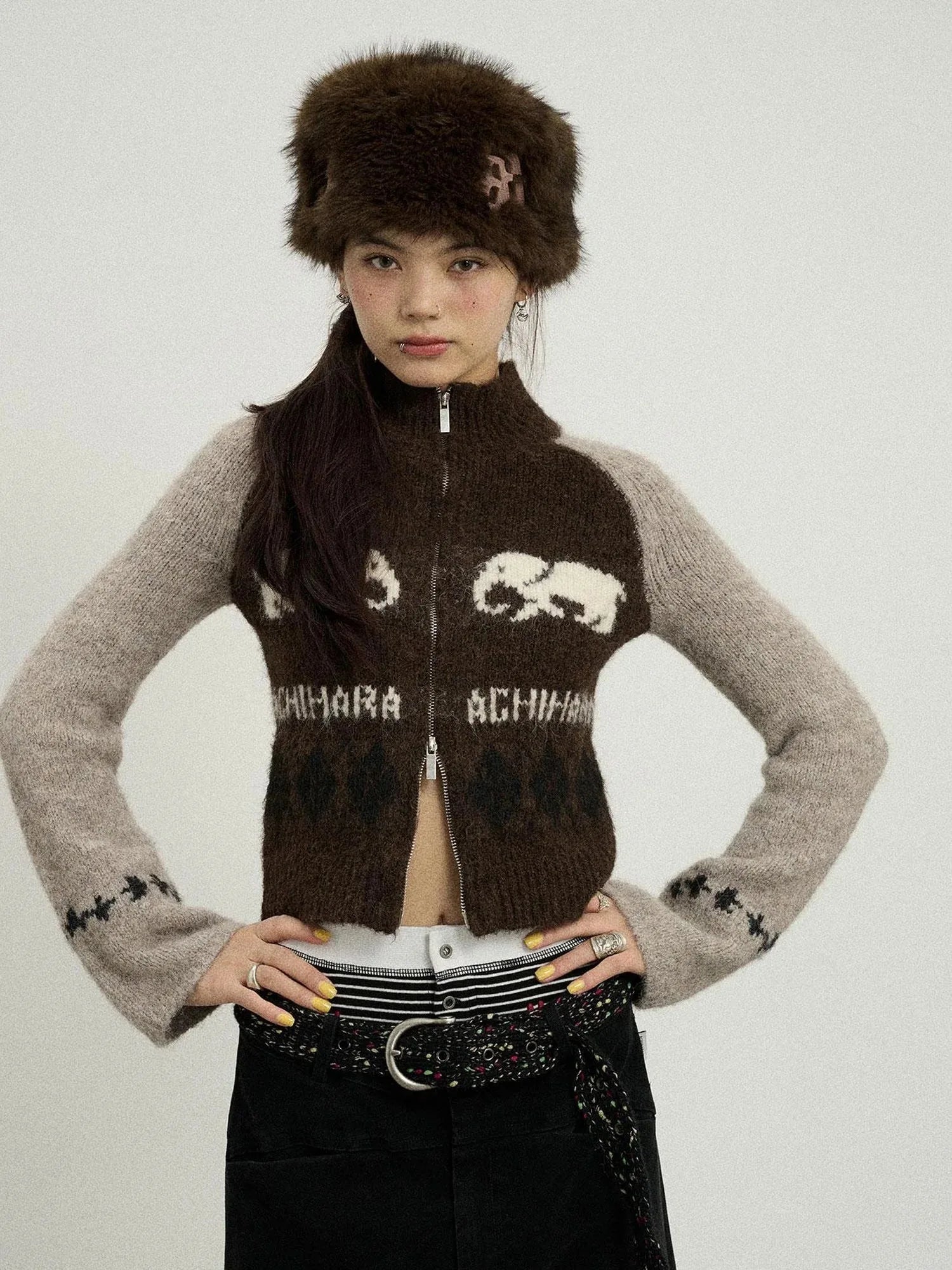 Babar Story Alpaca Knit Sweater