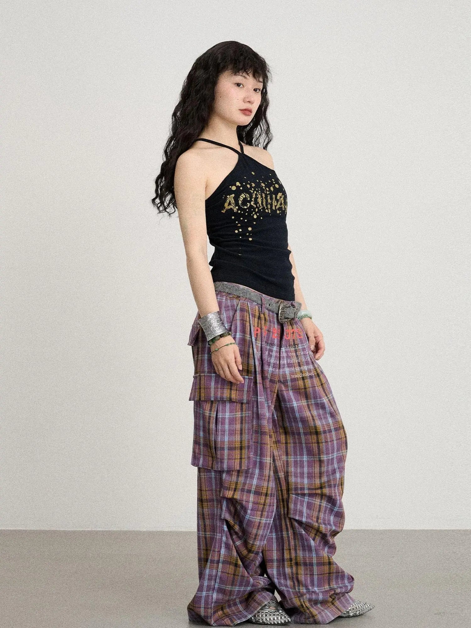Bangkok Beach Metallic Halter Top