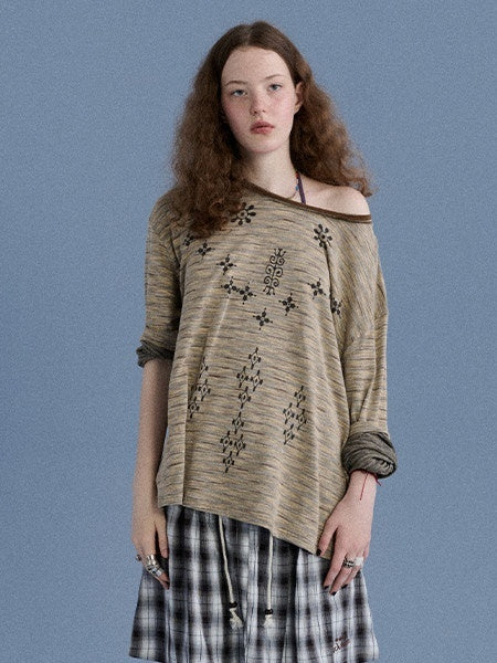 Achihara_Biscuit_Brown_Uv_Protection_Round_Neck_Women&