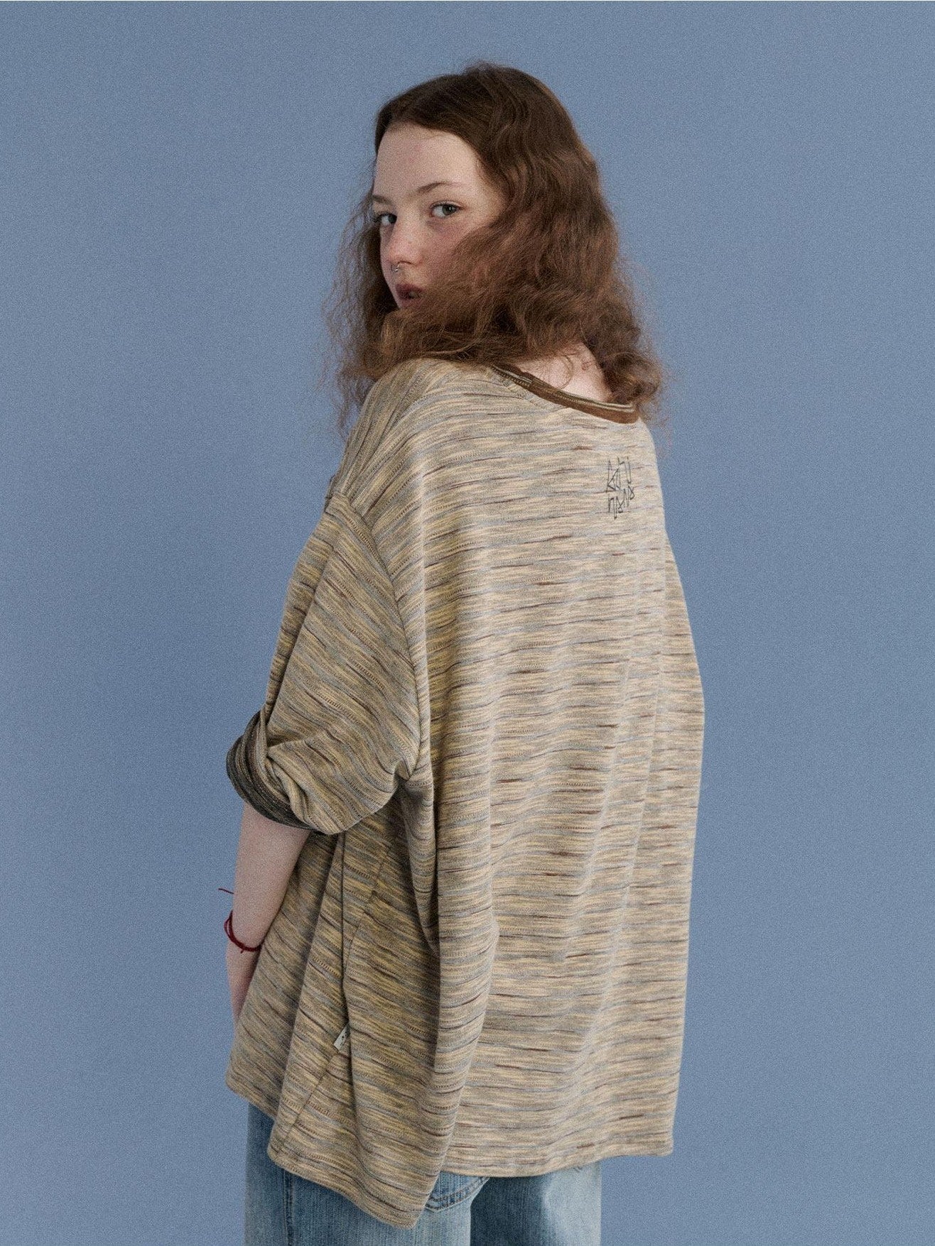 Achihara Biscuit Brown Uv Protection Round Neck Women&