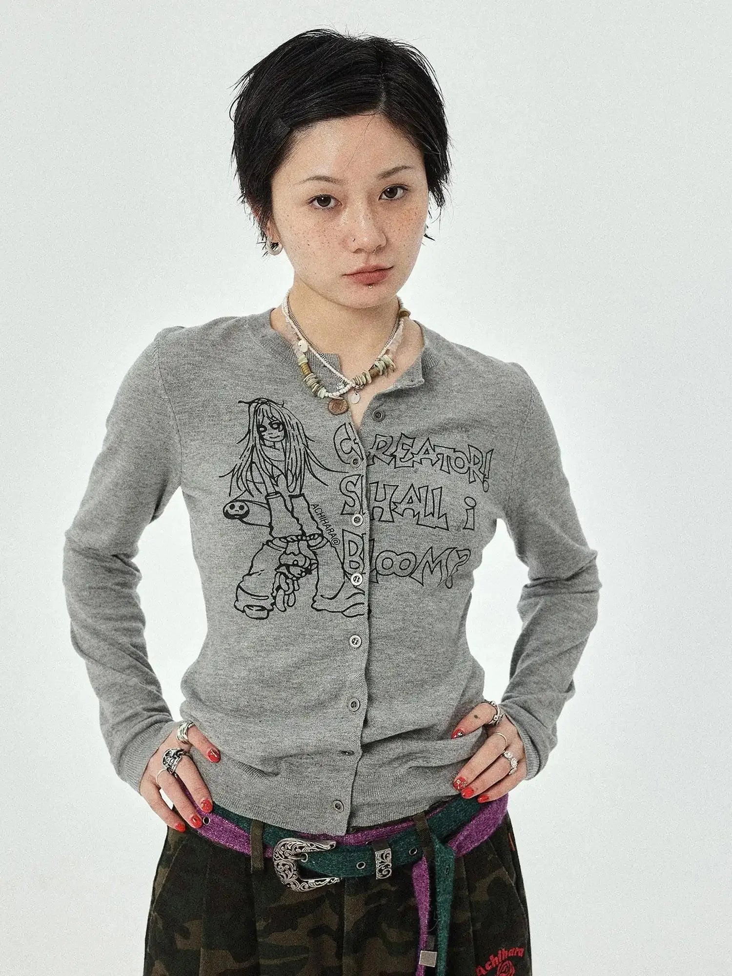 Blooming Poetry Knit Cardigan