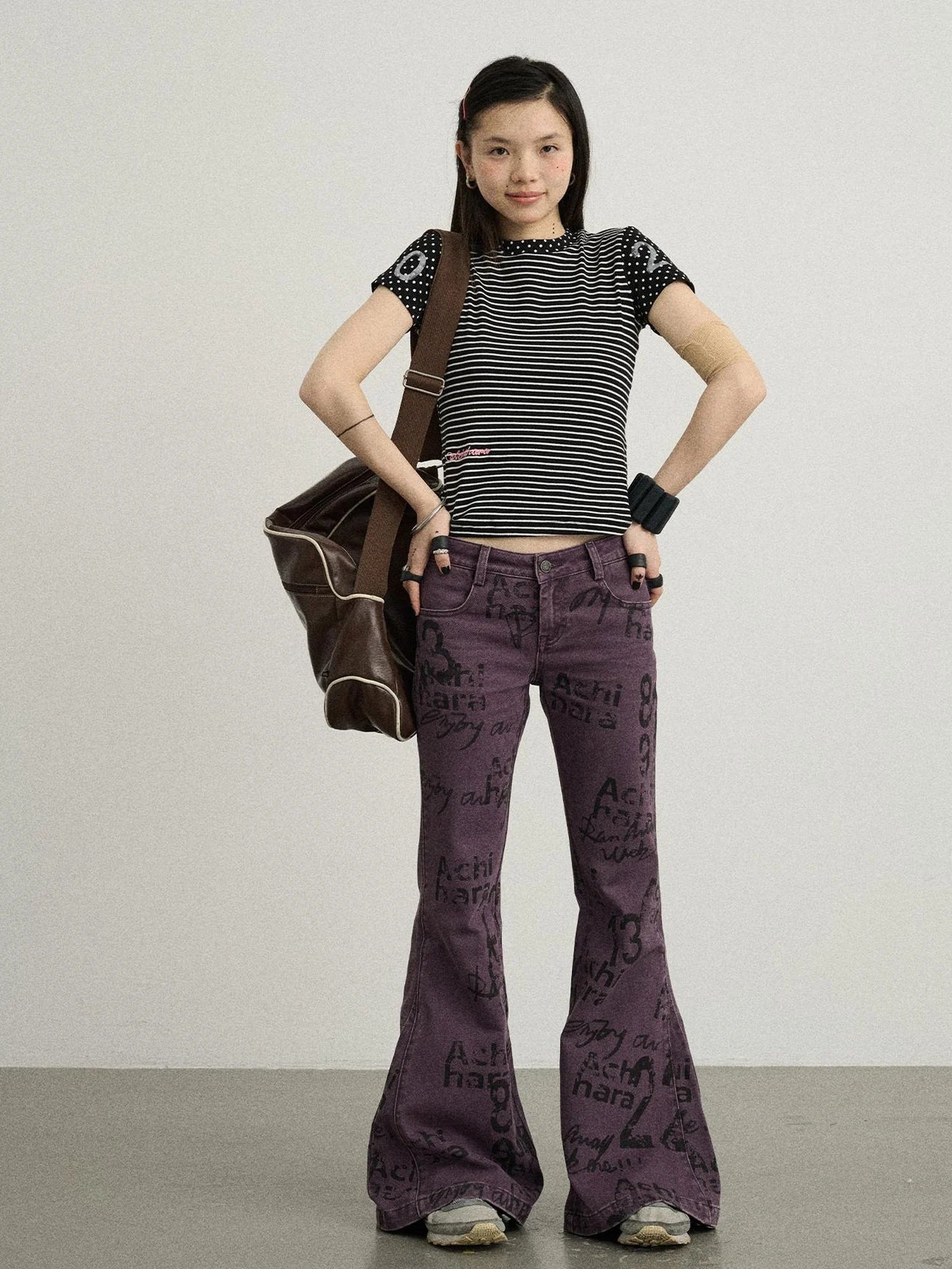 Blueberry Flare Denim Pants