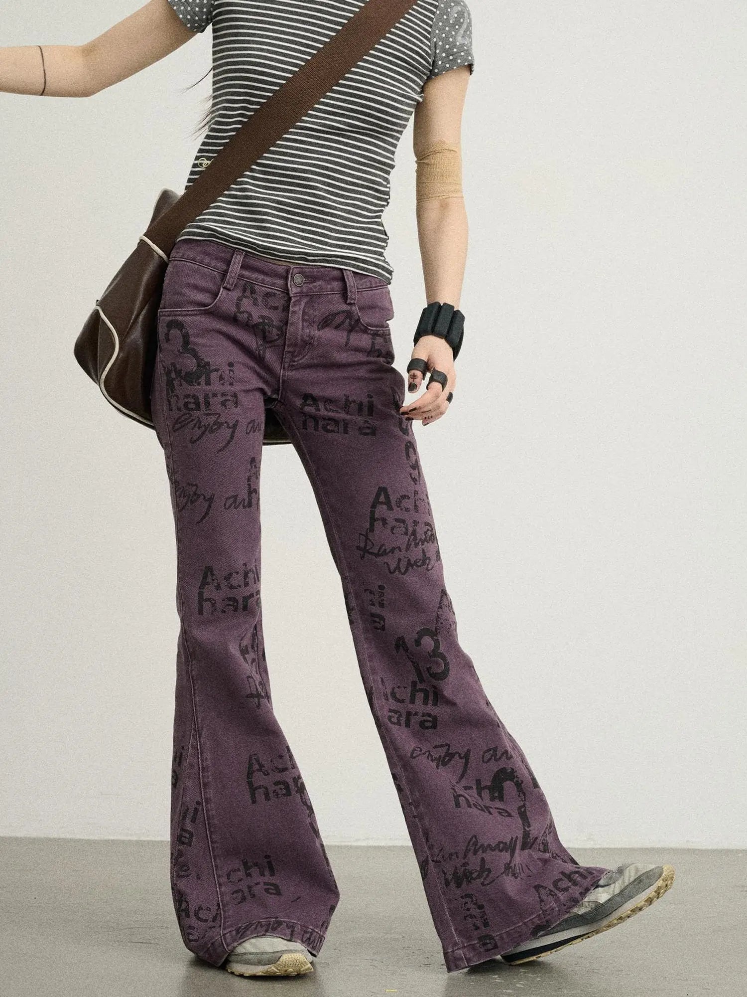 Blueberry Flare Denim Pants