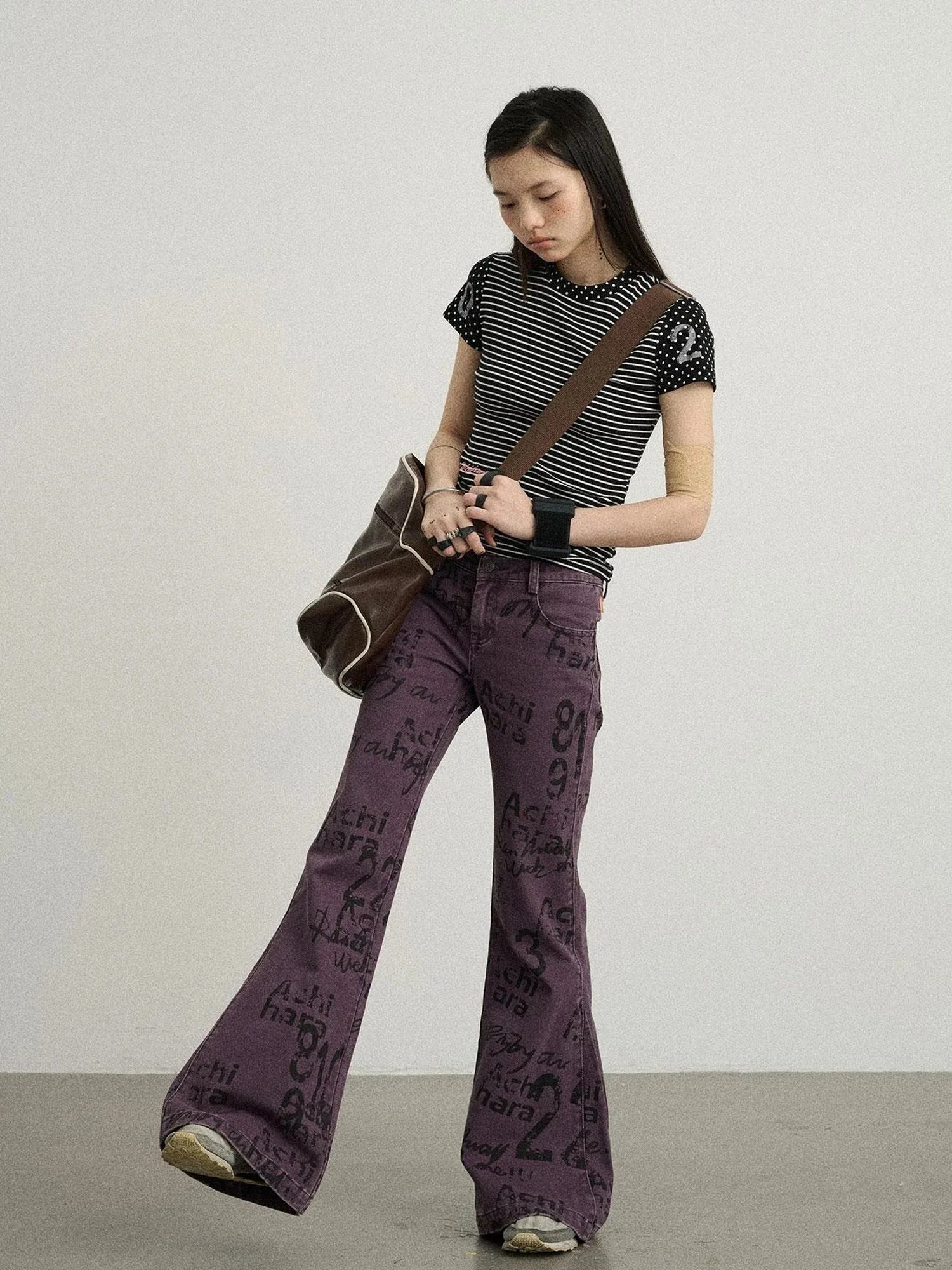 Blueberry Flare Denim Pants
