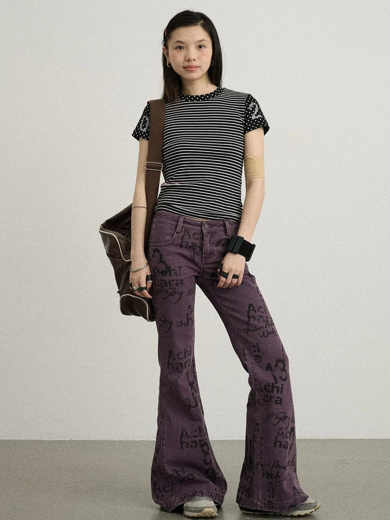 Blueberry Flare Denim Pants