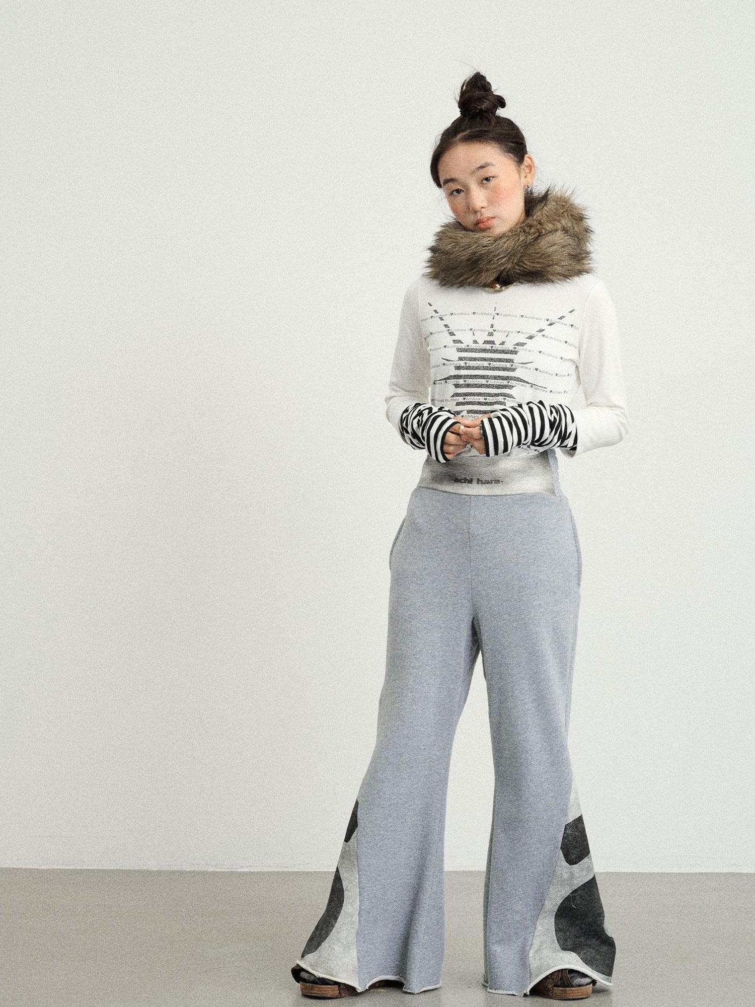 Achihara Boxing Girl Flared Sweatpants