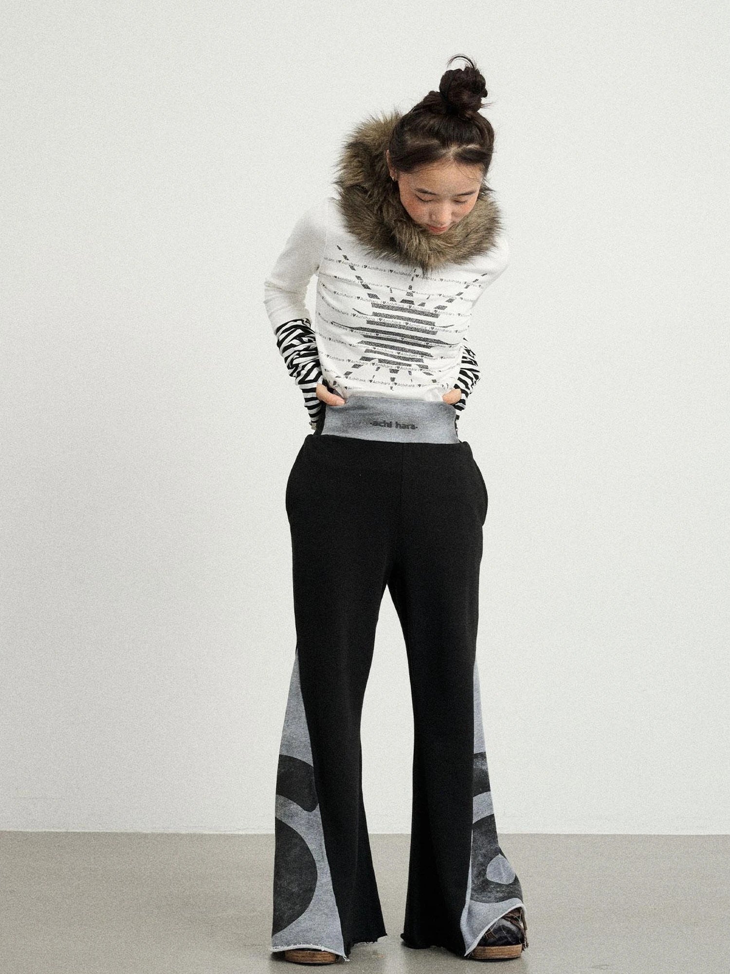 Boxing Girl Flared Sweatpants