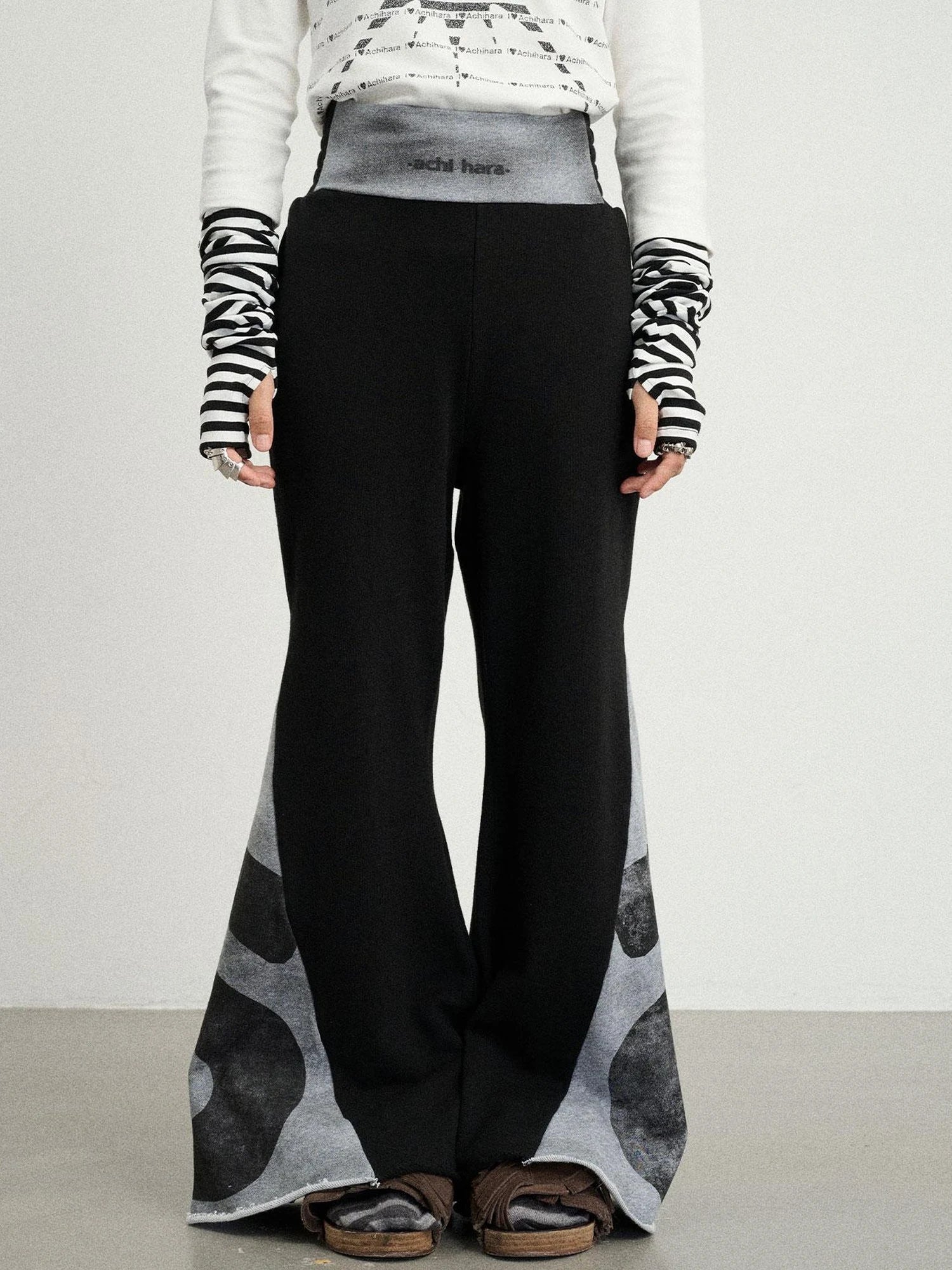 Boxing Girl Flared Sweatpants