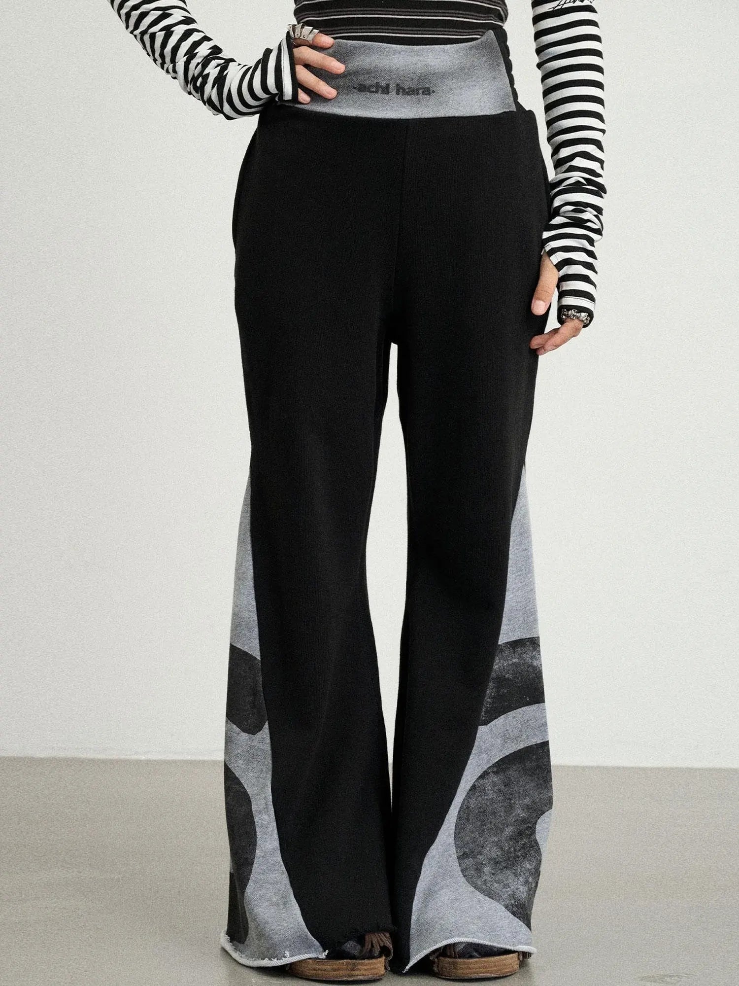 Boxing Girl Flared Sweatpants