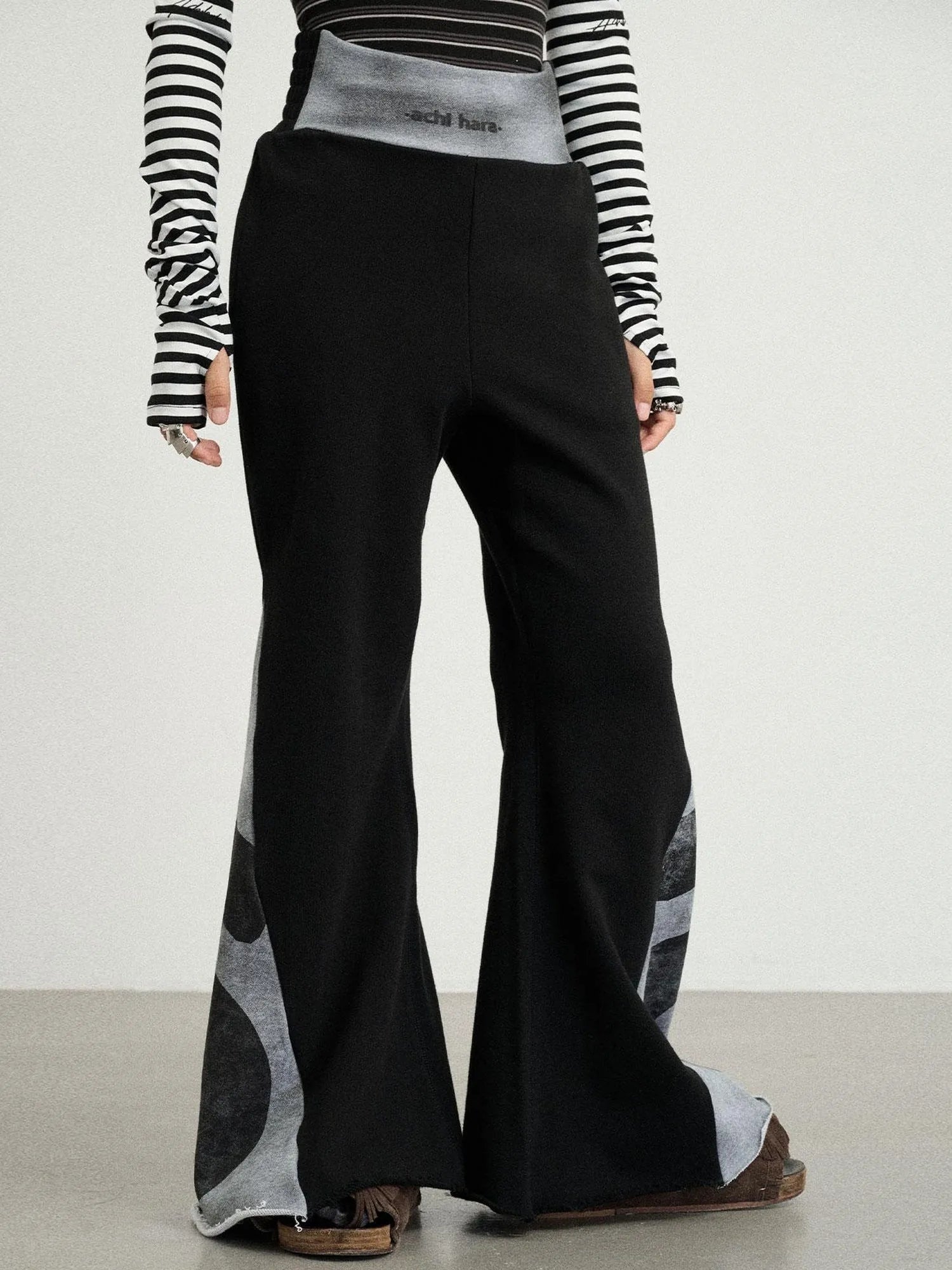 Boxing Girl Flared Sweatpants