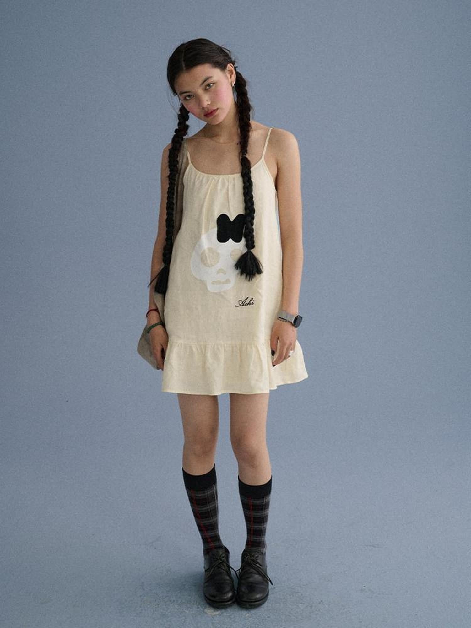Achihara Breathable 100 Percent Linen Loose A Line Sleeveless City Commuter Tank Camisoles
