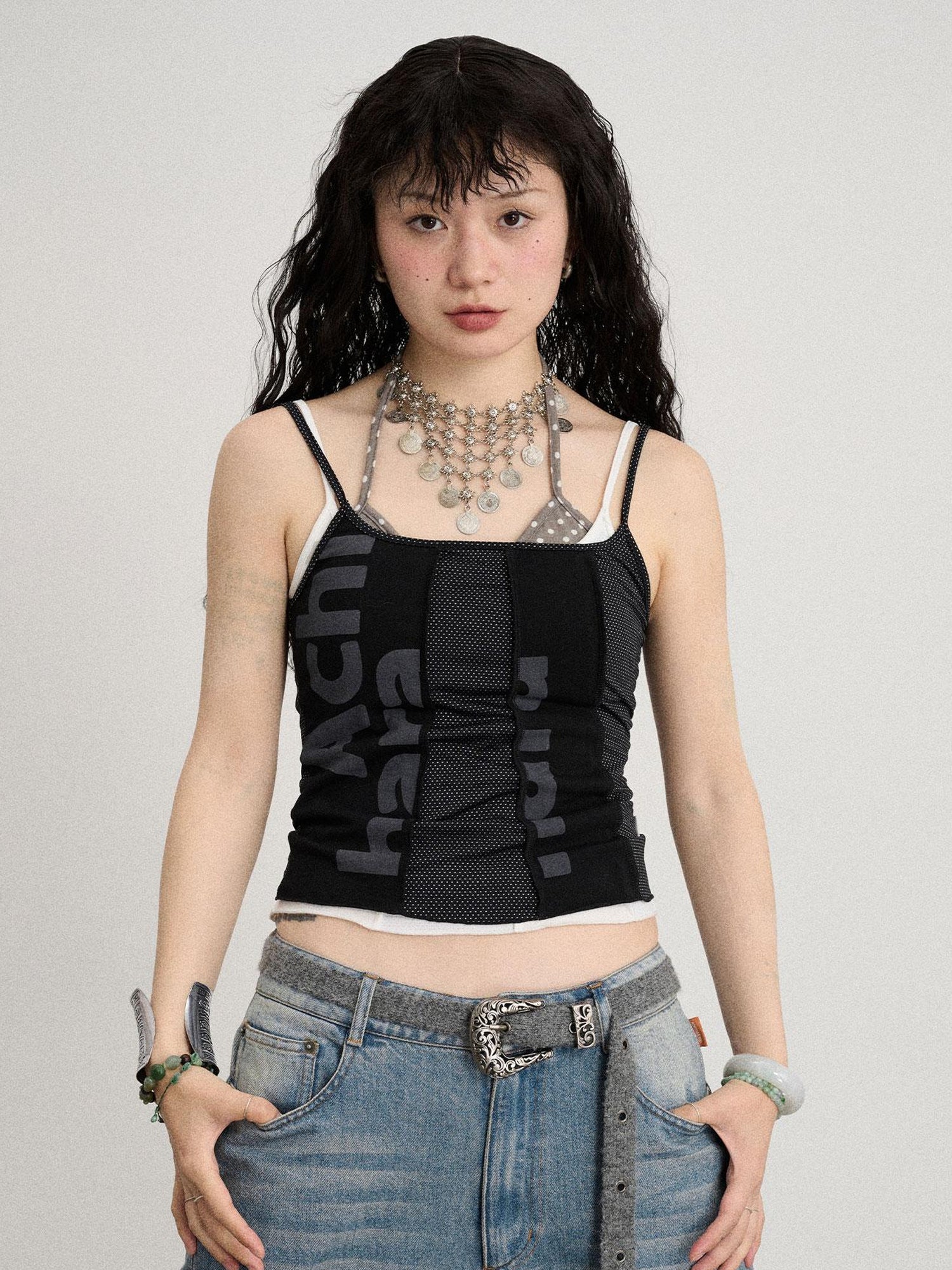 Achihara Breathable Split Knit Summer Tee
