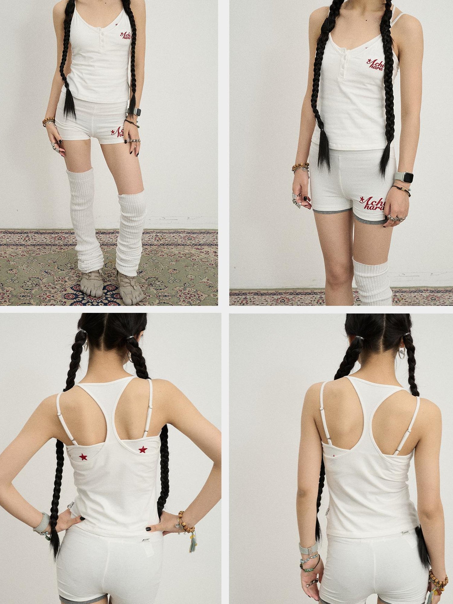 Achihara Breton Candy Strap Tank