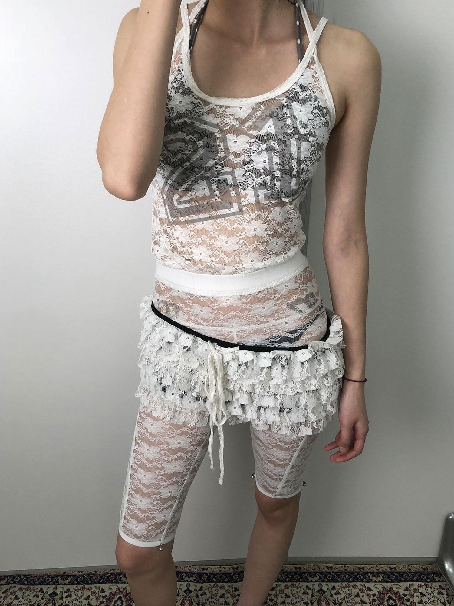 Achihara Breton Chun Lace Pants