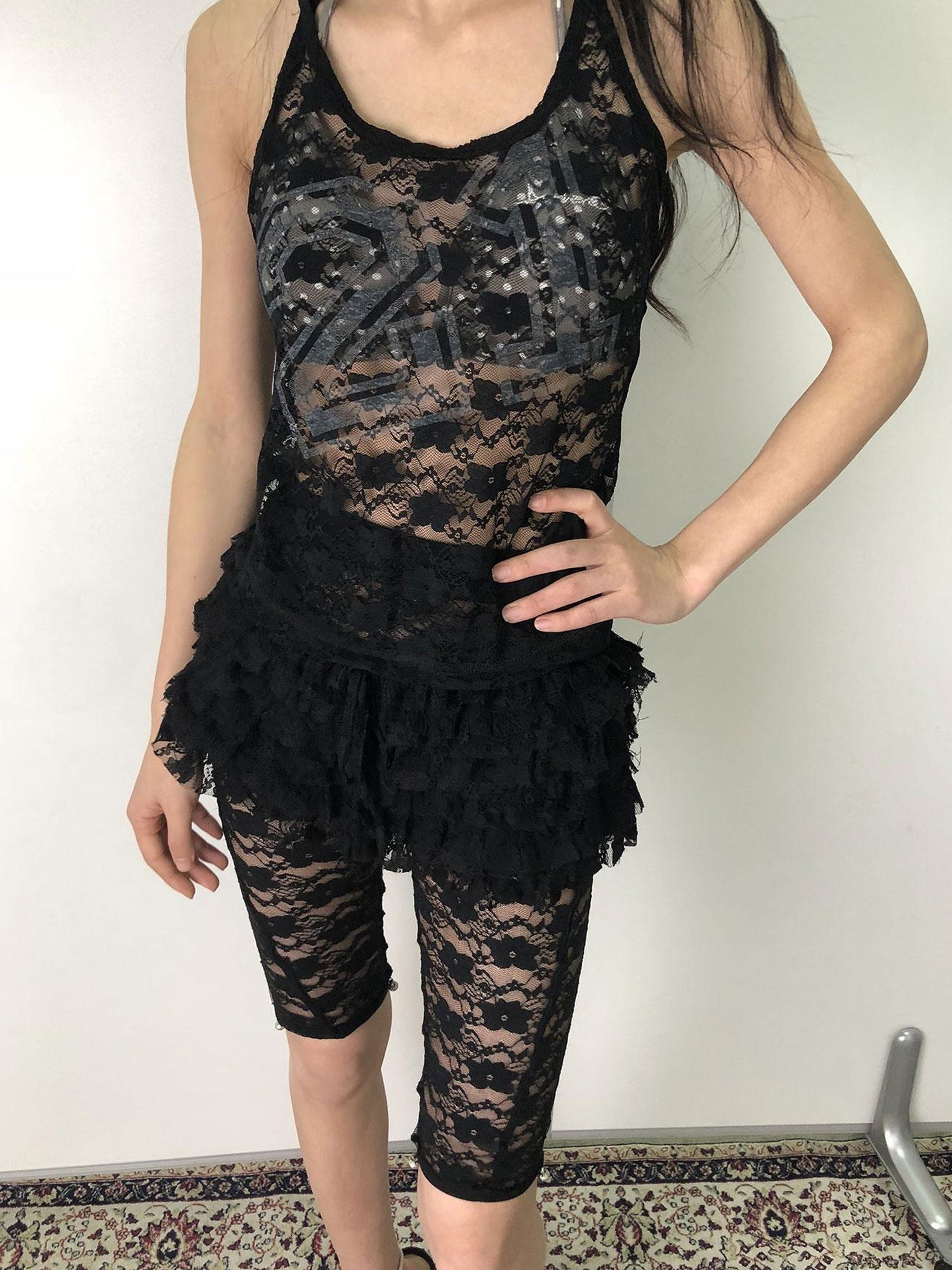 Achihara Breton Chun Lace Pants