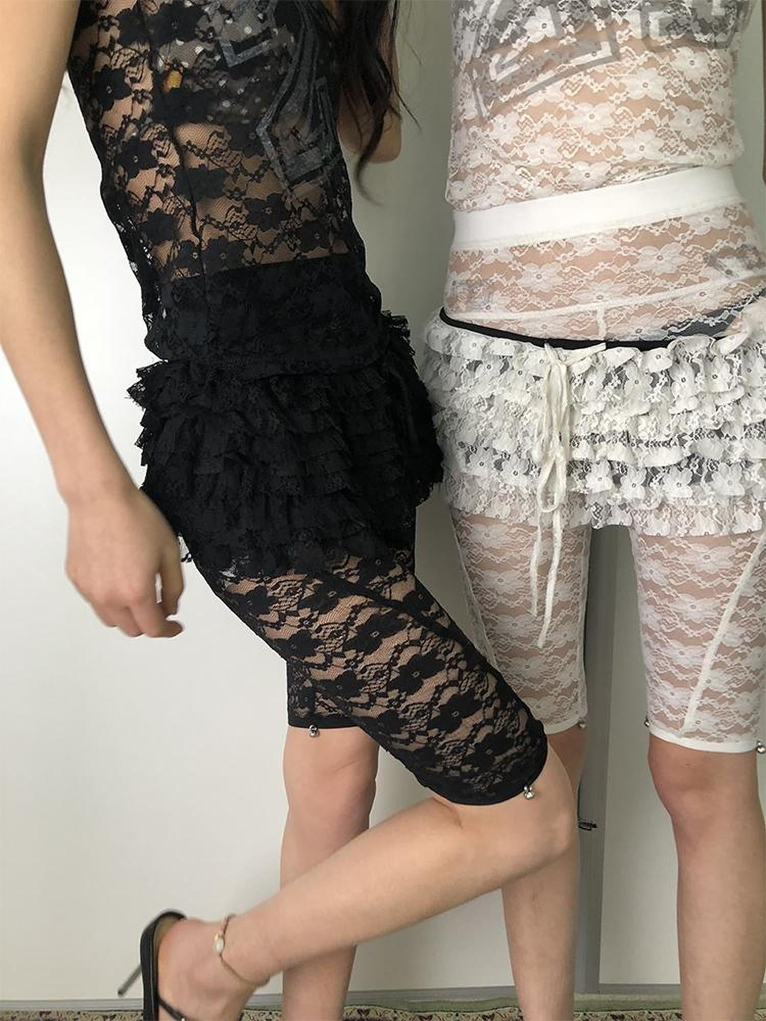 Achihara Breton Chun Lace Pants