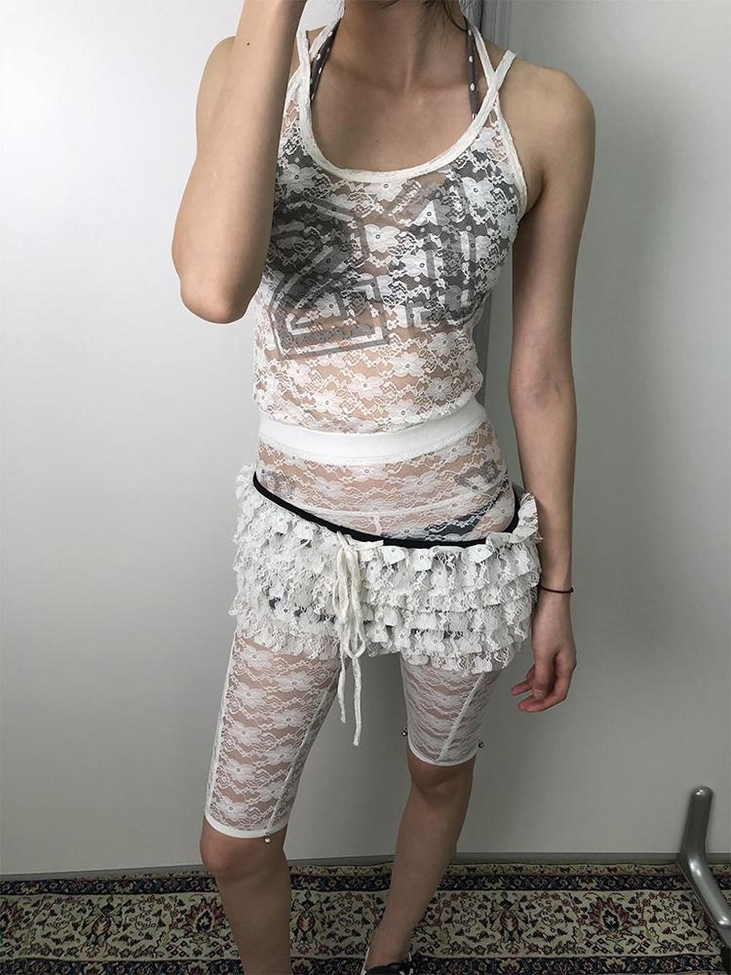 Achihara Breton Chun Lace Pants