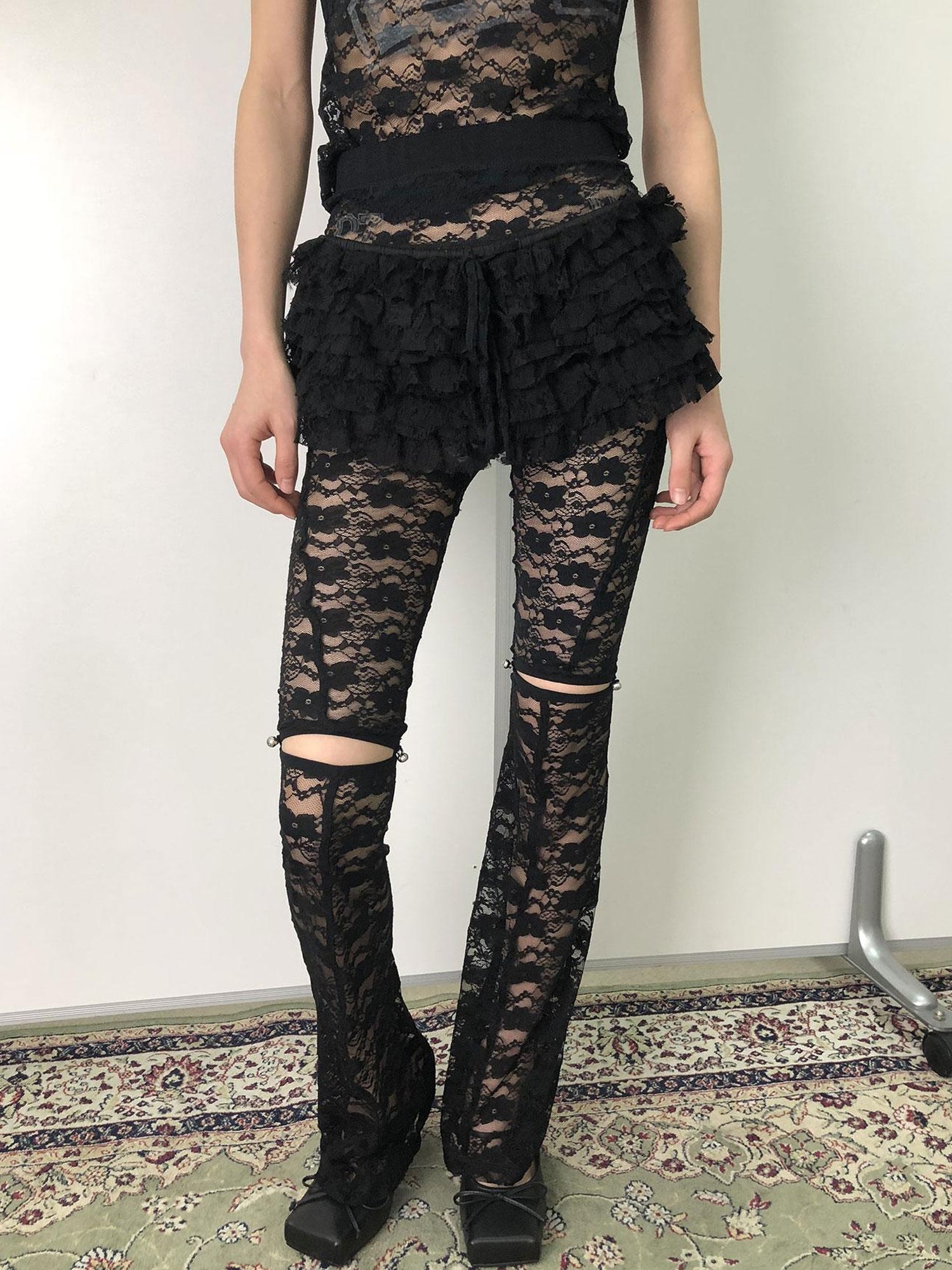 Achihara Breton Chun Lace Pants