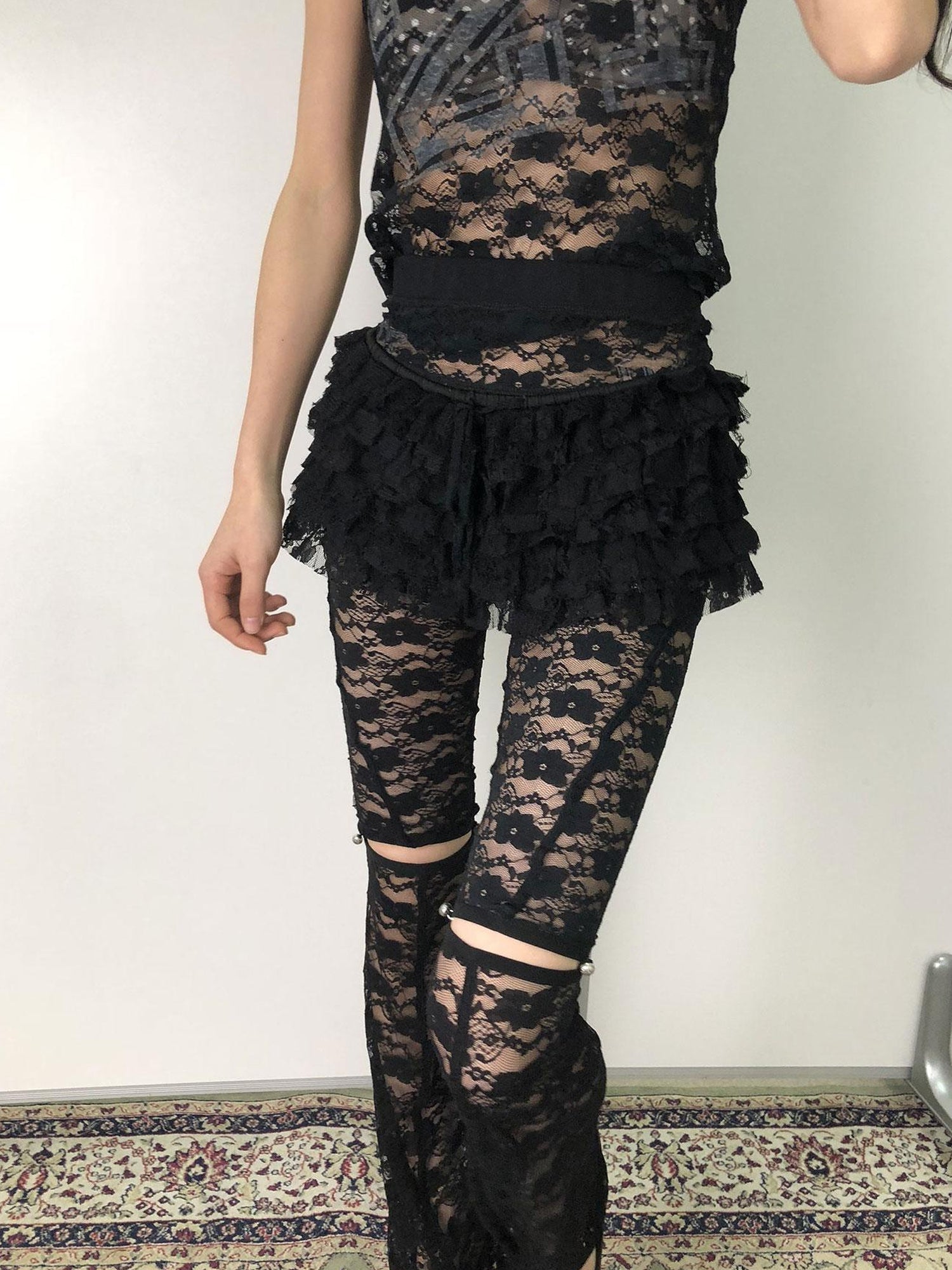 Achihara Breton Chun Lace Pants