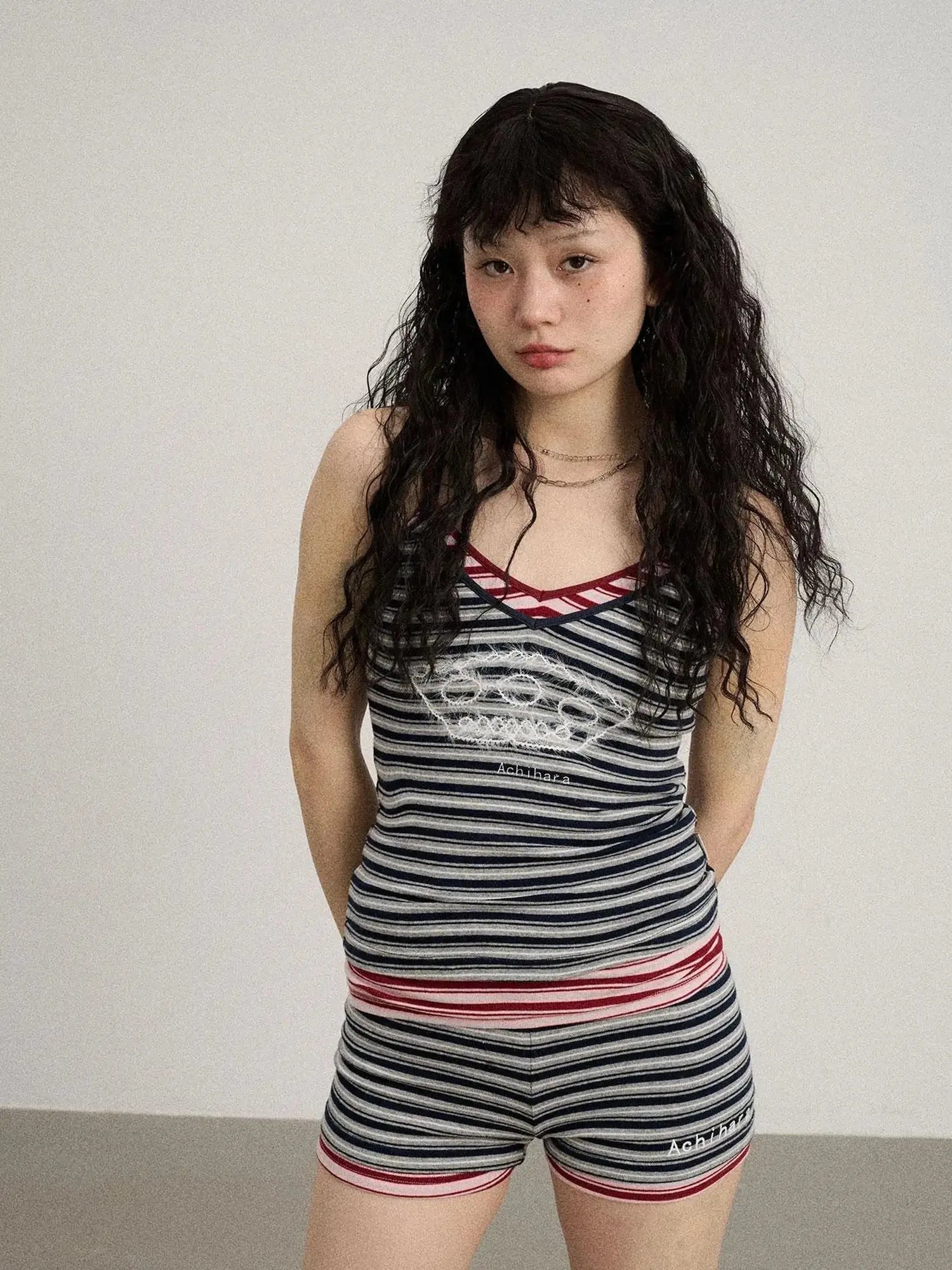 Breton Dixie Striped Rope Embroidered Bralette