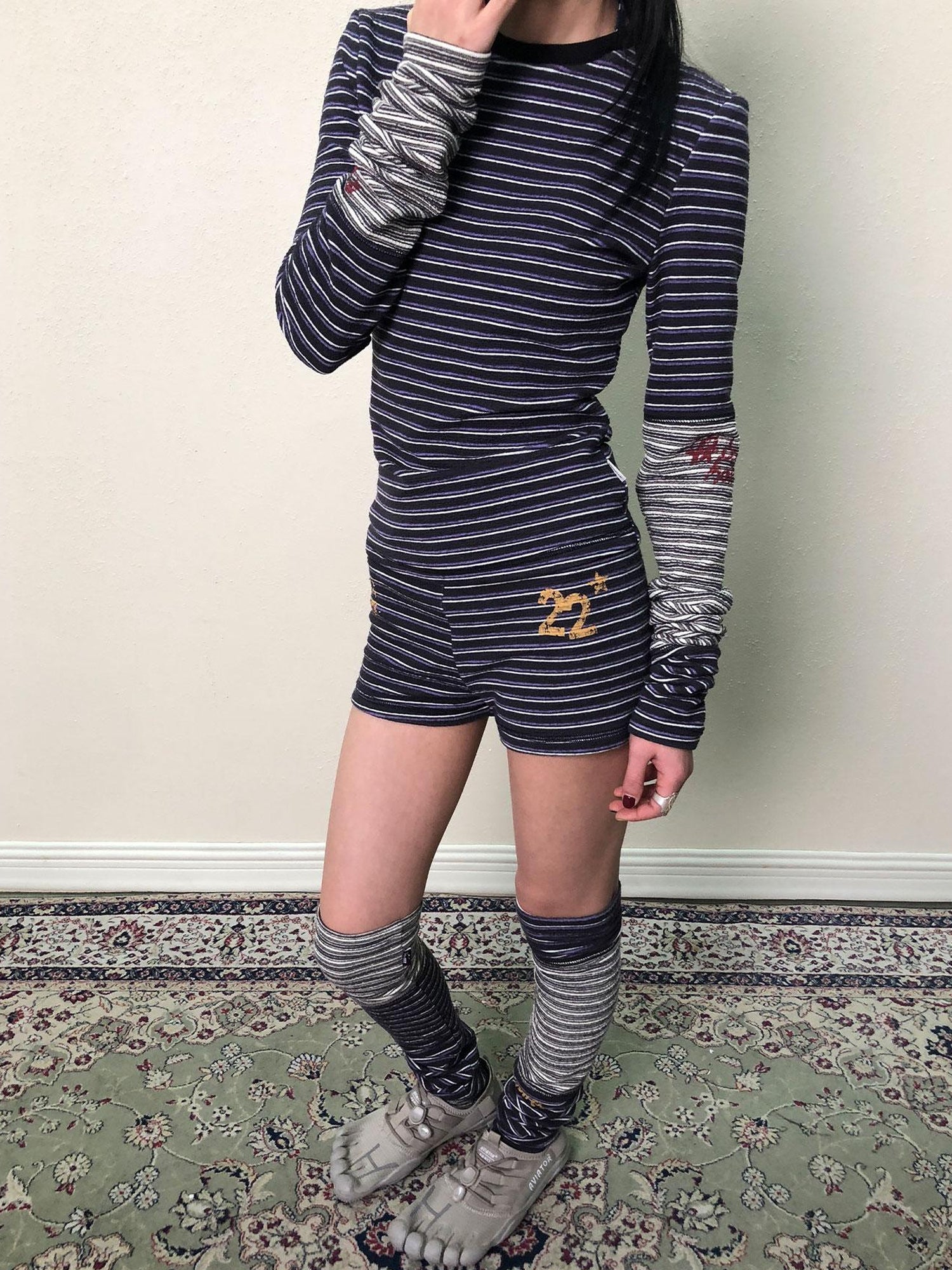 Achihara Breton Star Spot Long Sleeve Tee