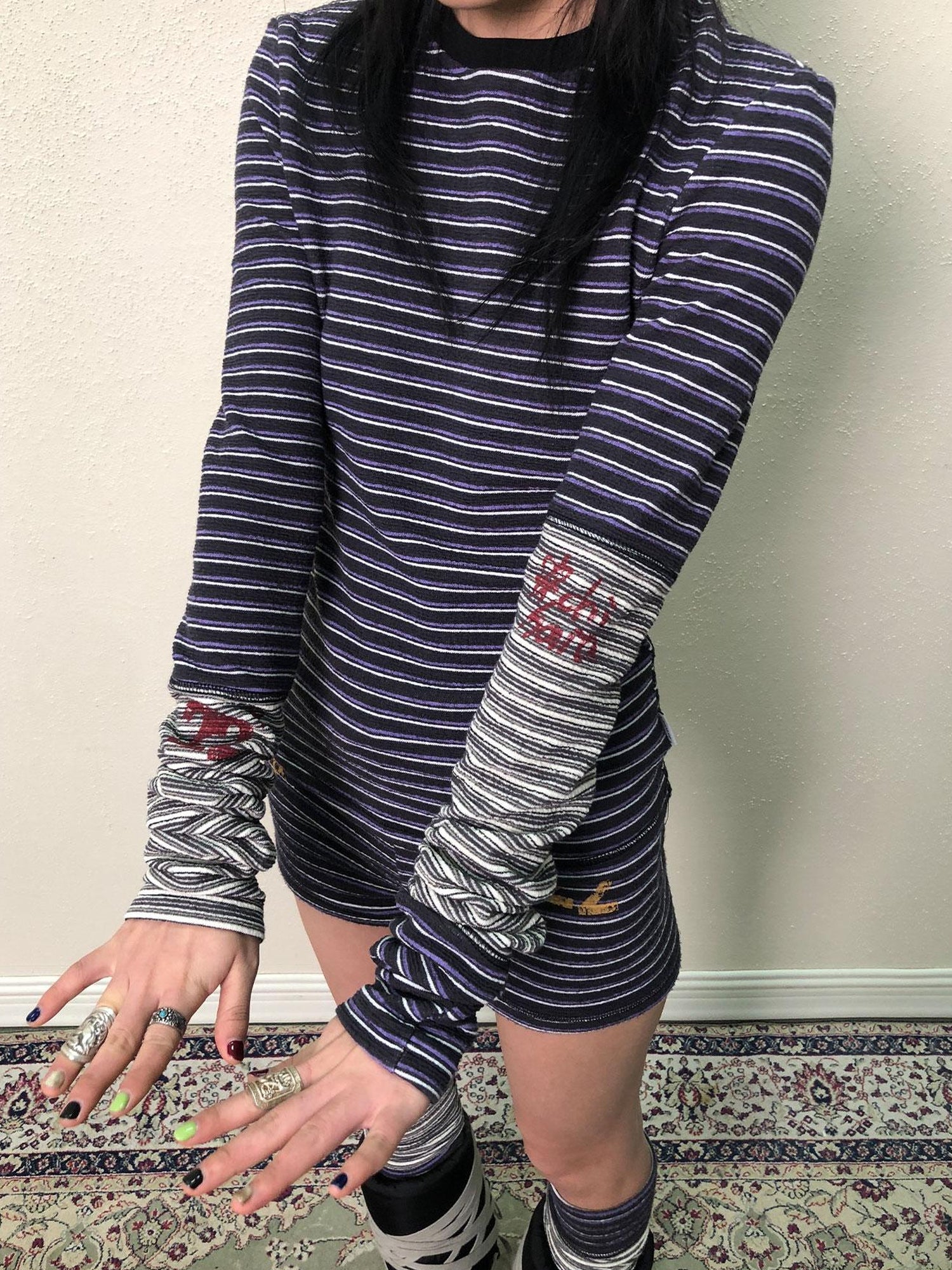 Achihara Breton Star Spot Long Sleeve Tee