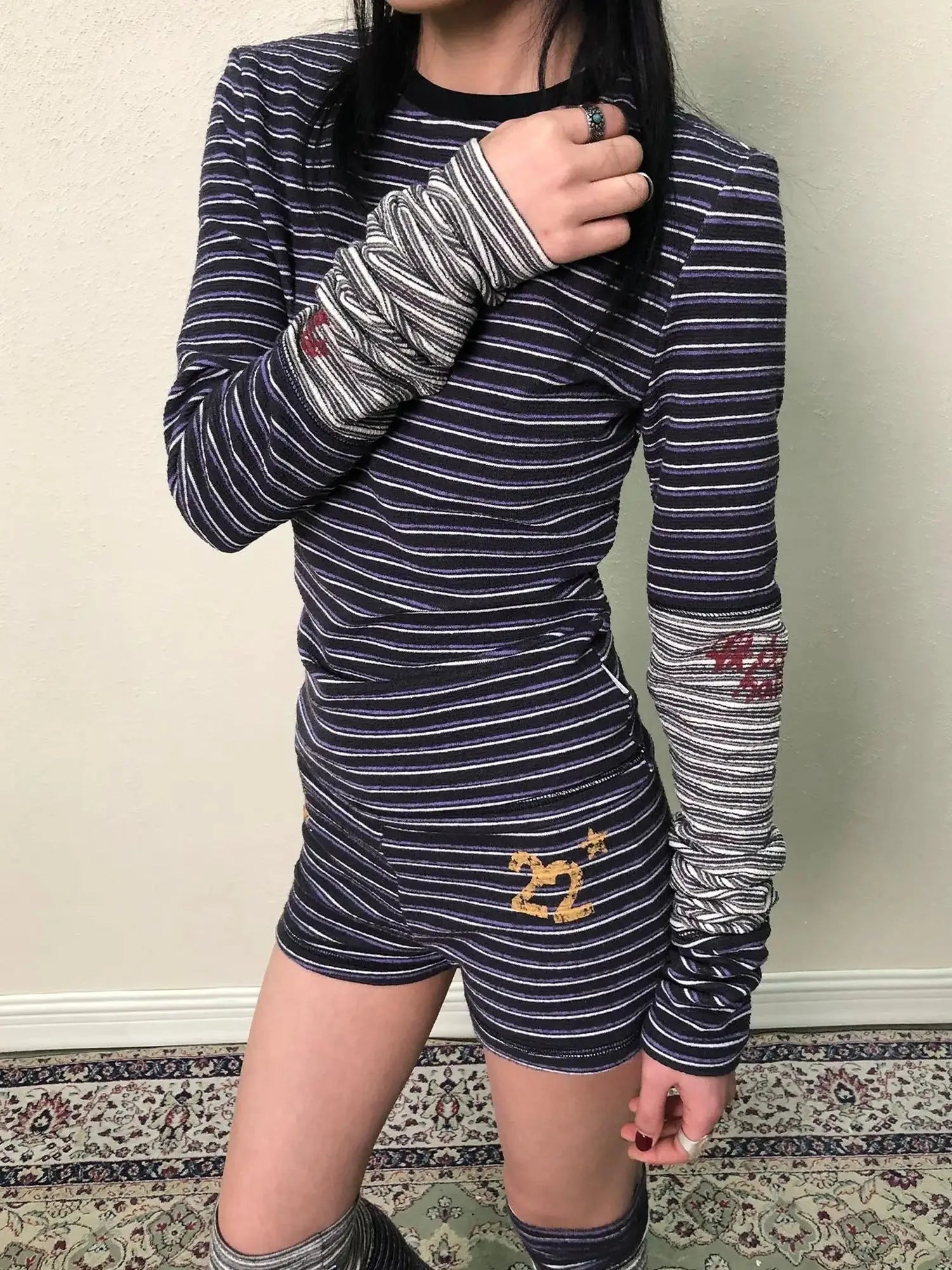 Breton Star Spot Long Sleeve Tee