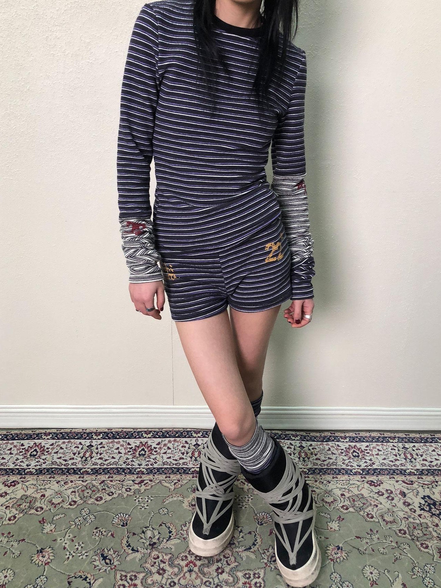 Achihara Breton Star Spot Long Sleeve Tee