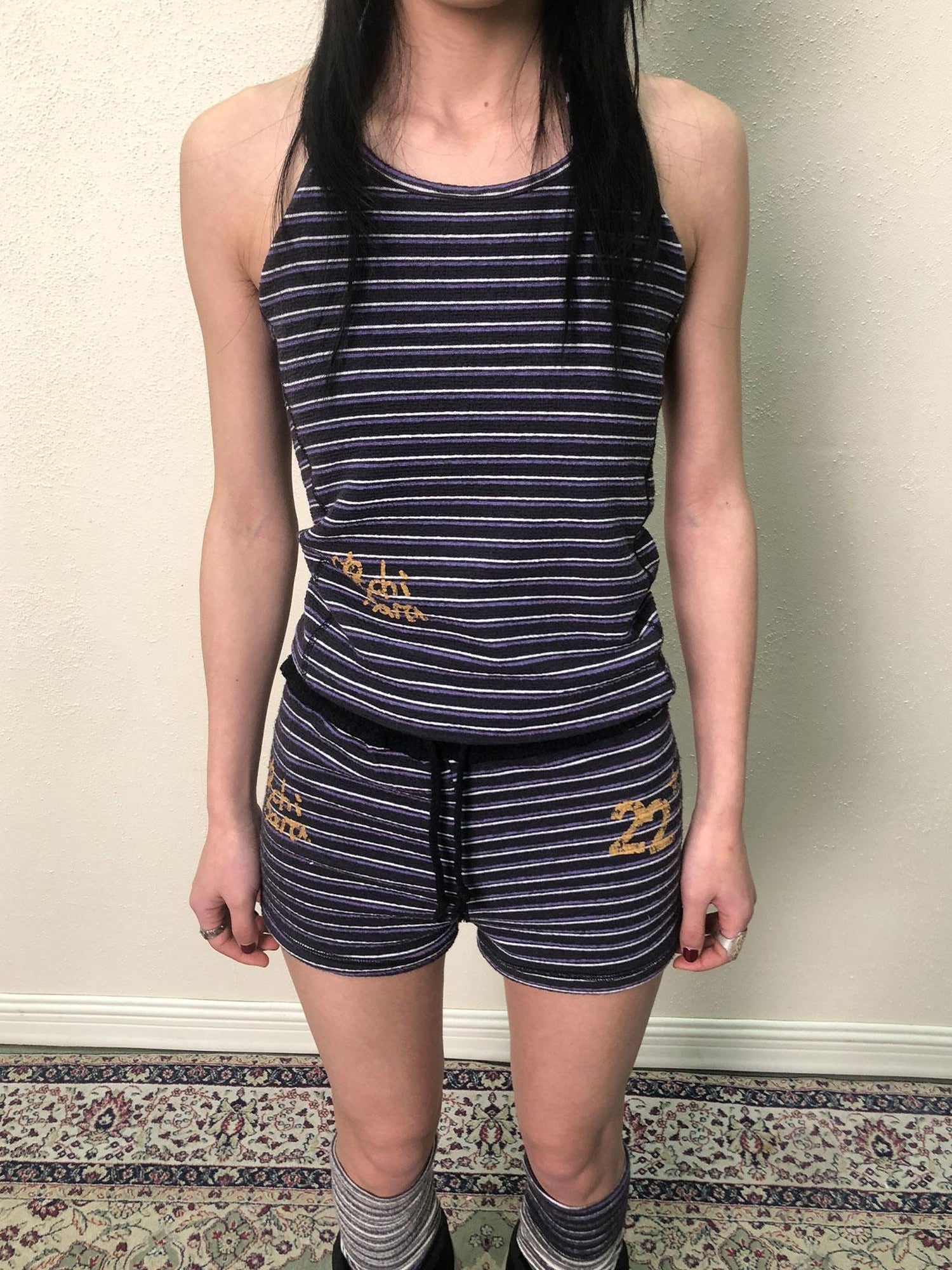Achihara Breton Star Spotted Halter Top