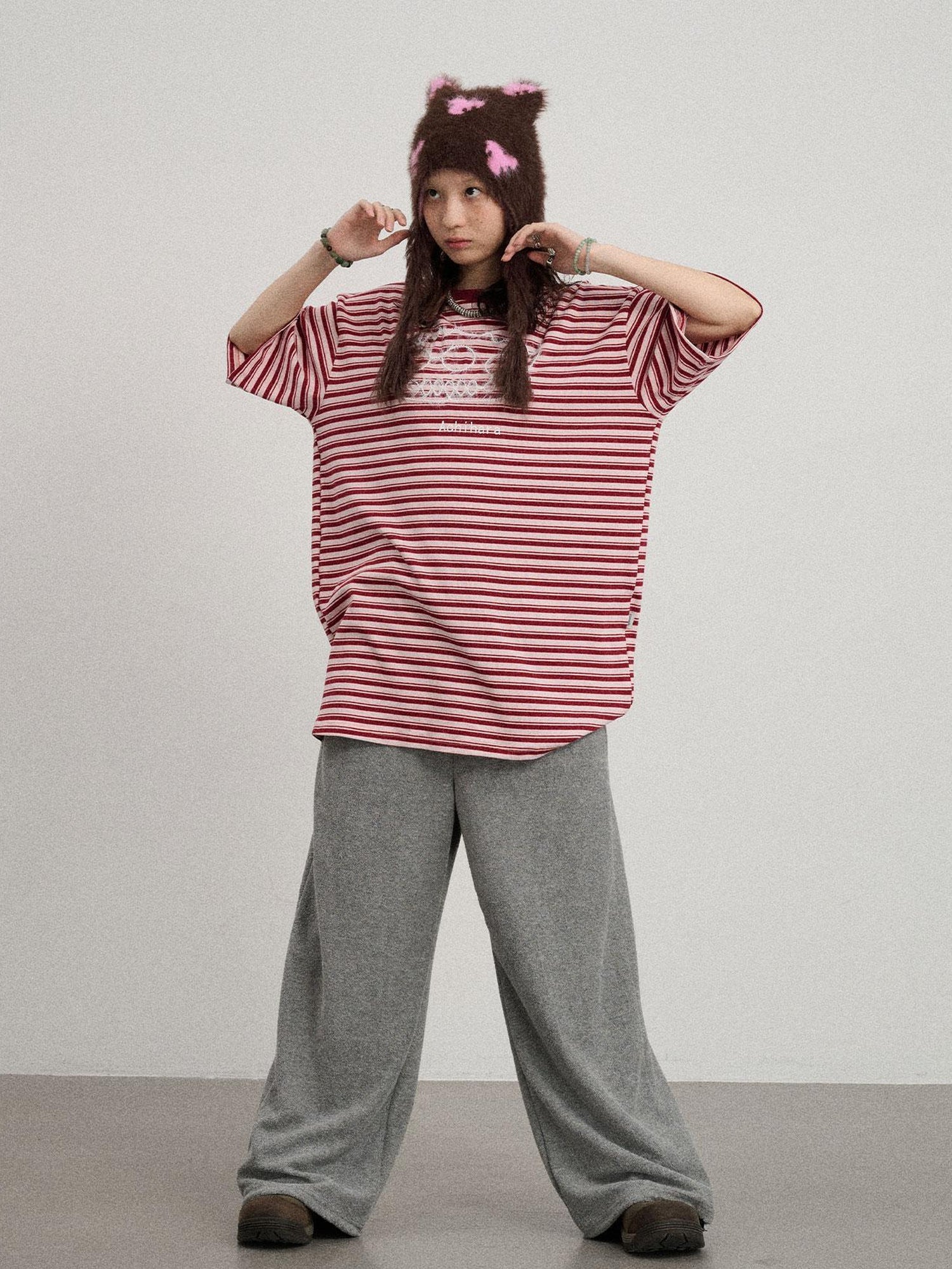Achihara Breton Stripe Short Sleeve T Shirt
