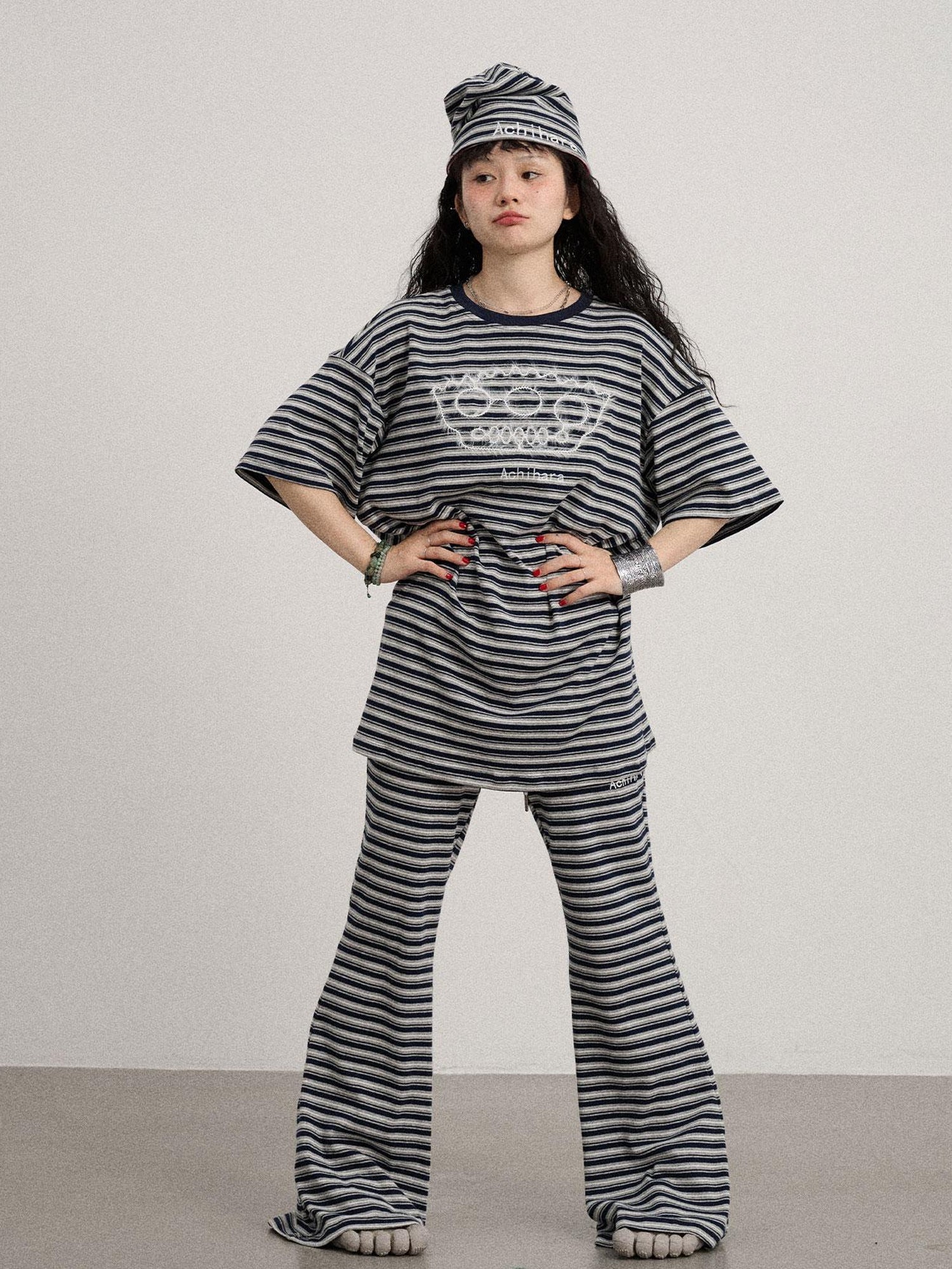 Achihara Breton Stripe Short Sleeve T Shirt