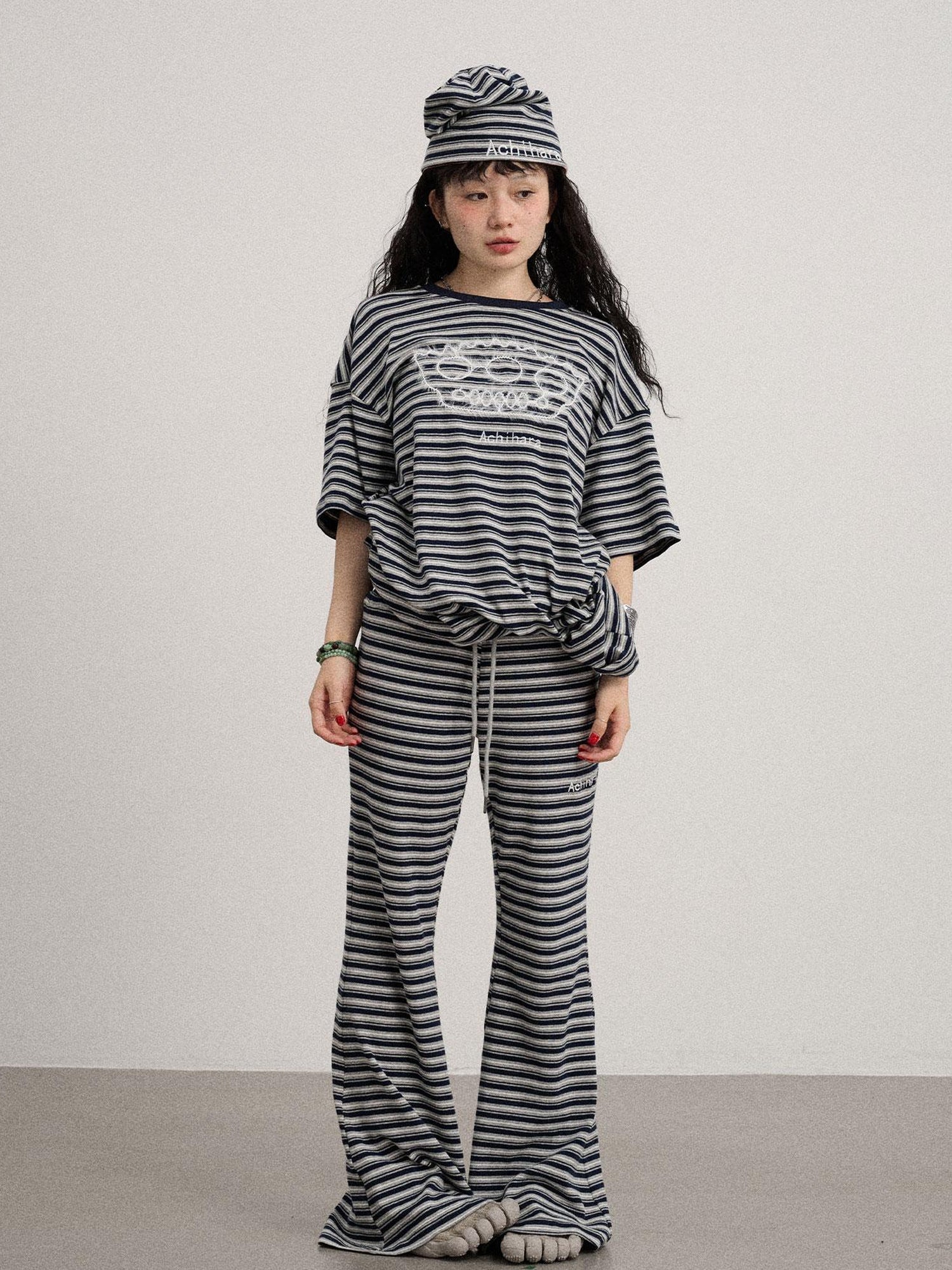 Achihara Breton Stripe Short Sleeve T Shirt