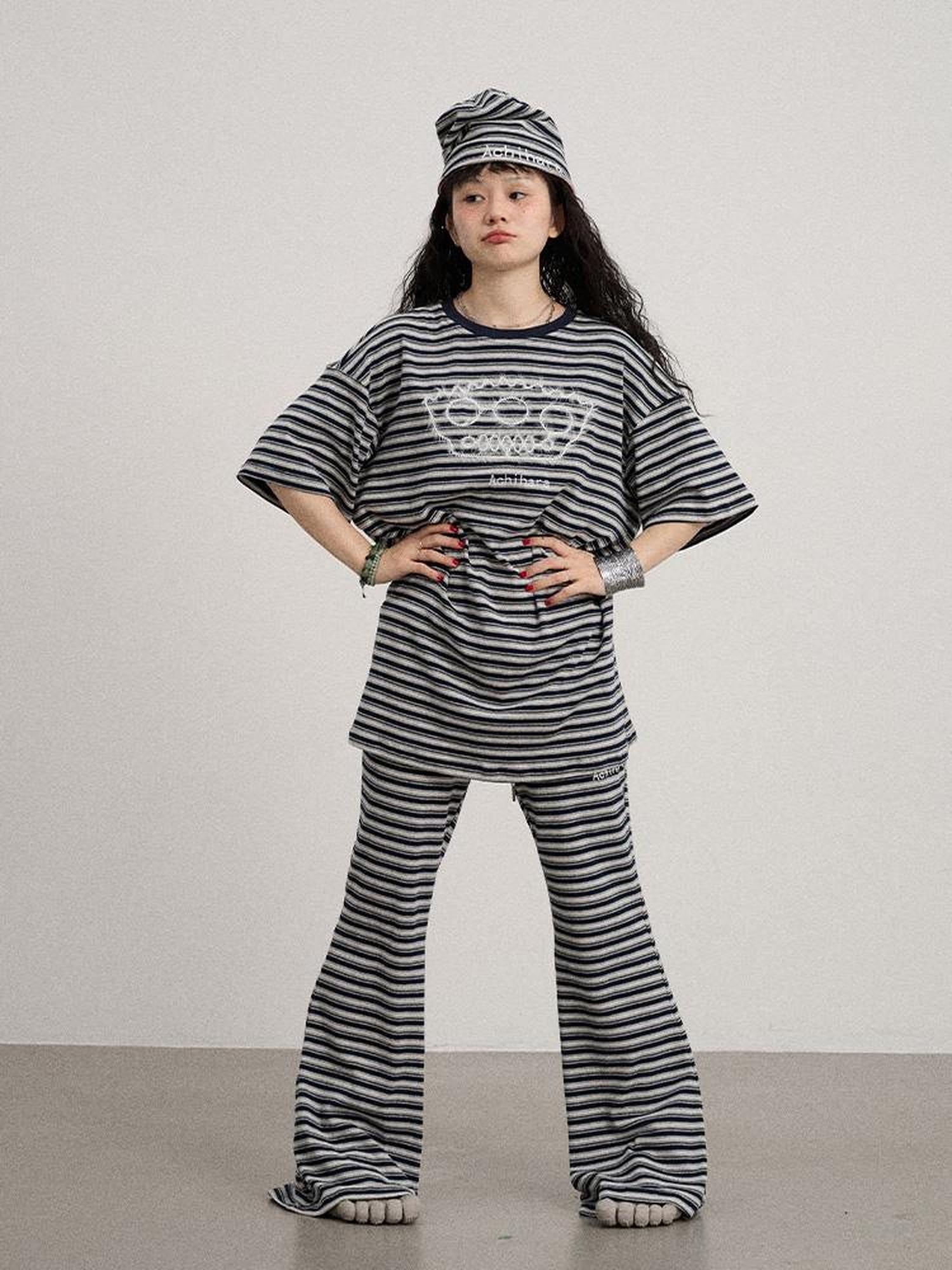 Achihara Breton Stripe Short Sleeve T Shirt