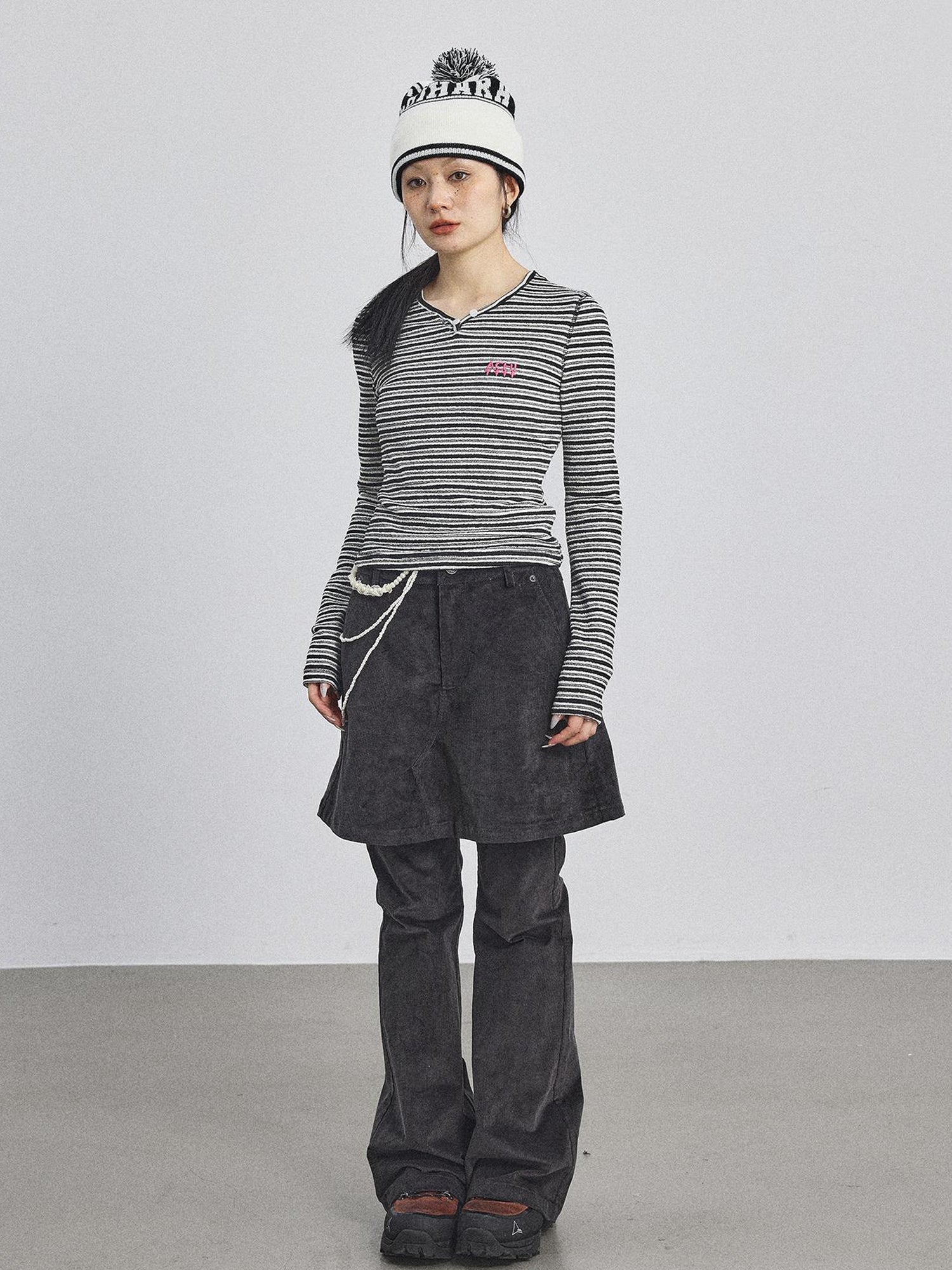 Achihara Breton Striped Long-Sleeve Tee