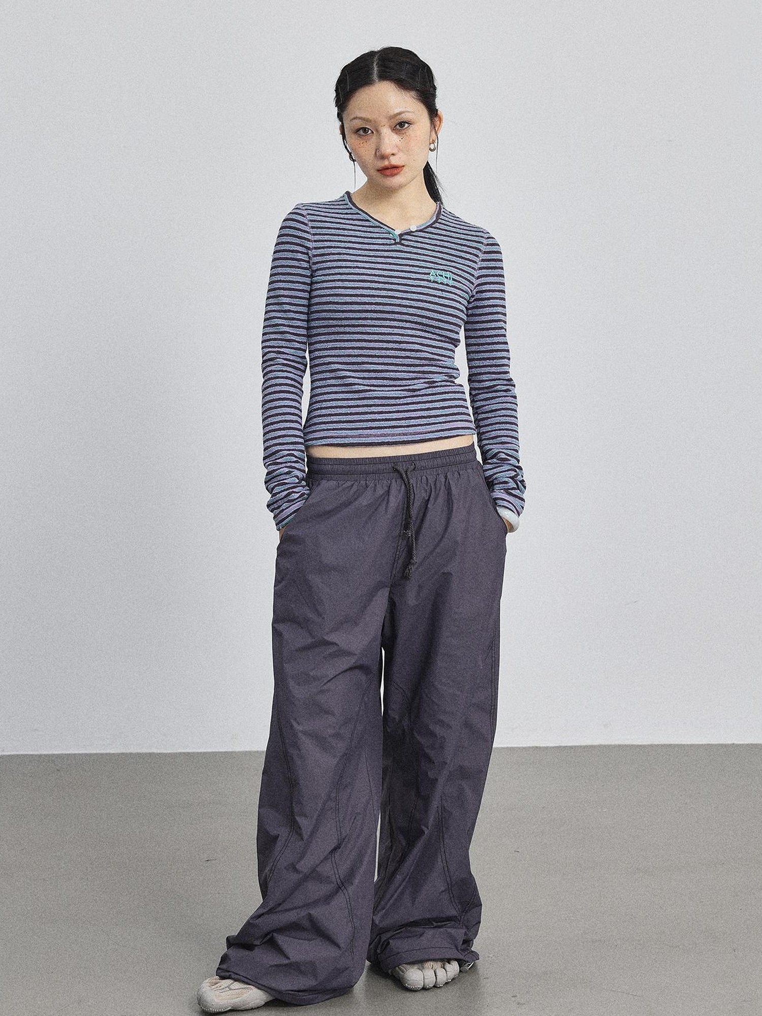 Achihara Breton Striped Long-Sleeve Tee