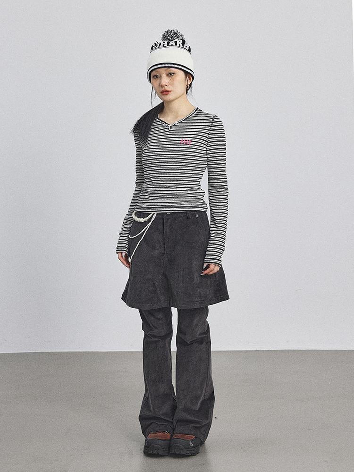 Achihara Breton Striped Long-Sleeve Tee